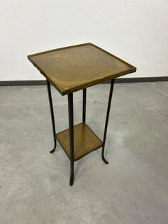Brass jugendstil side table