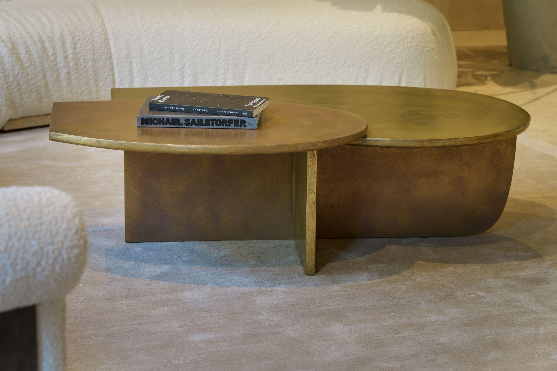 Brass Jupiter Coffee Table by Matteo Cibic for Delvis Unlimited For Sale 2