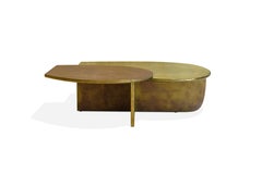 Jupiter Coffee Table by Matteo Cibic for Delvis Unlimited Brass