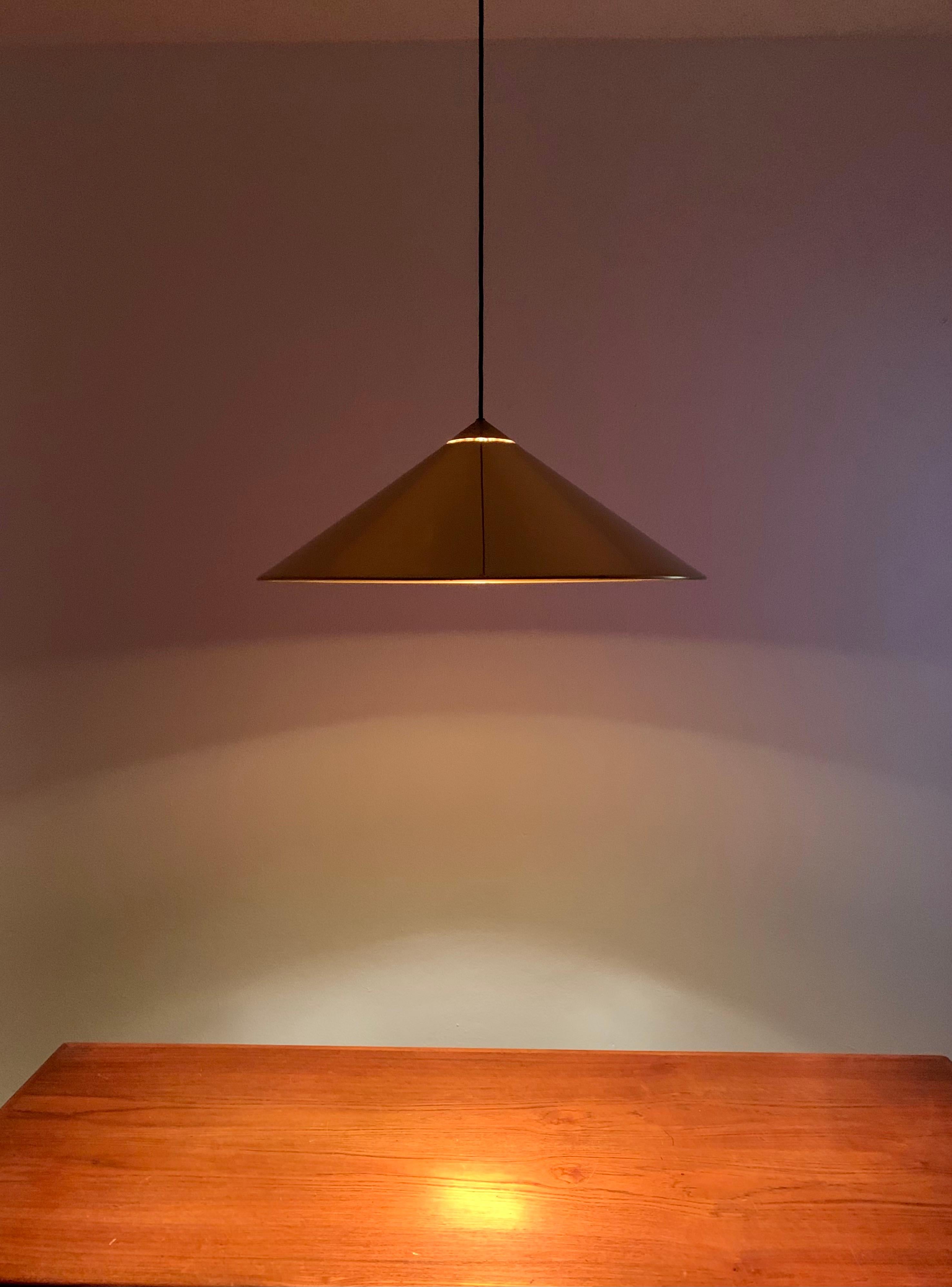 German Brass Keos Pendant Lamp by Florian Schulz  For Sale