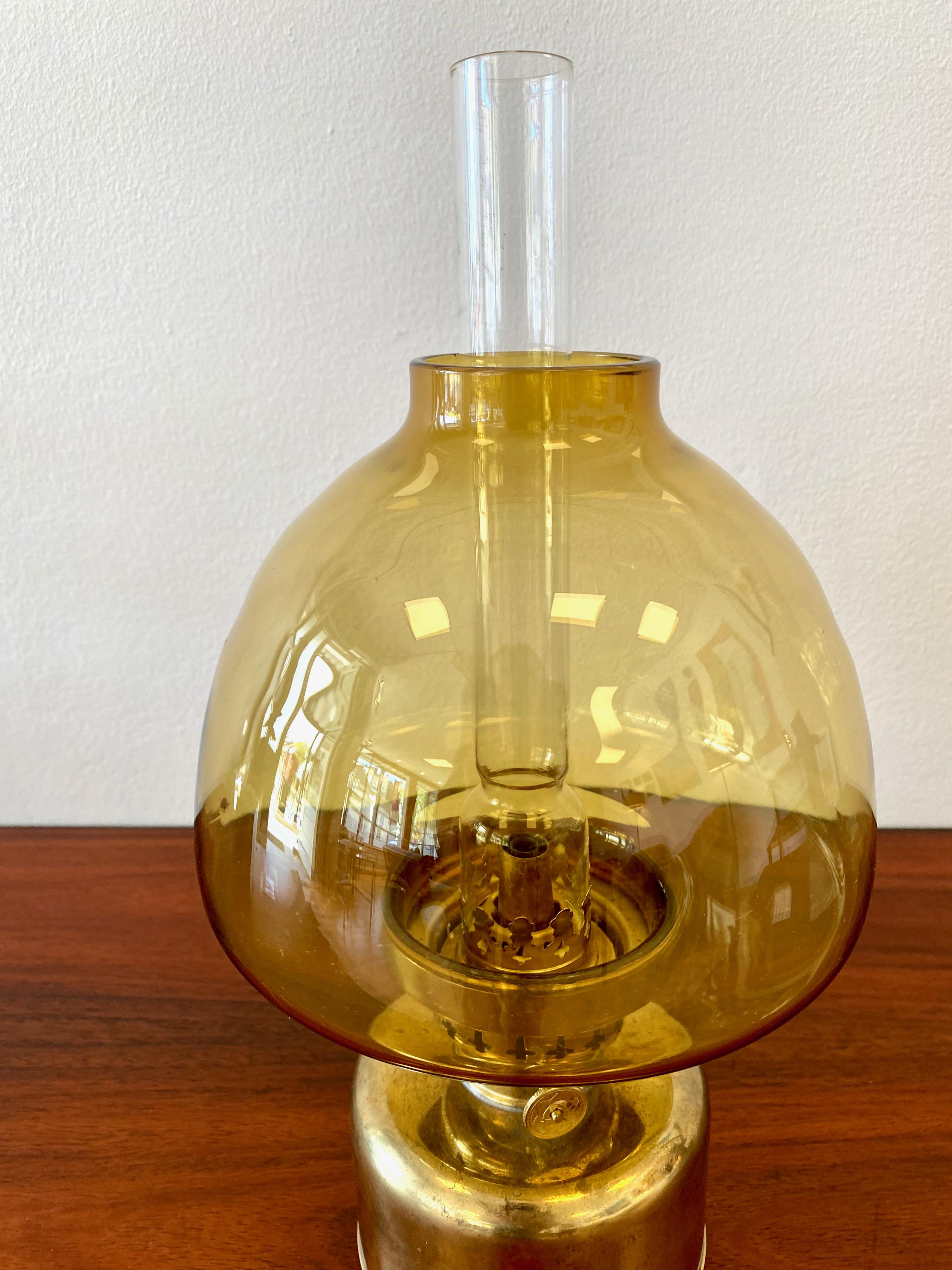 Swedish Brass kerosene lamp, L 101, by Hans-Agne Jakobsson