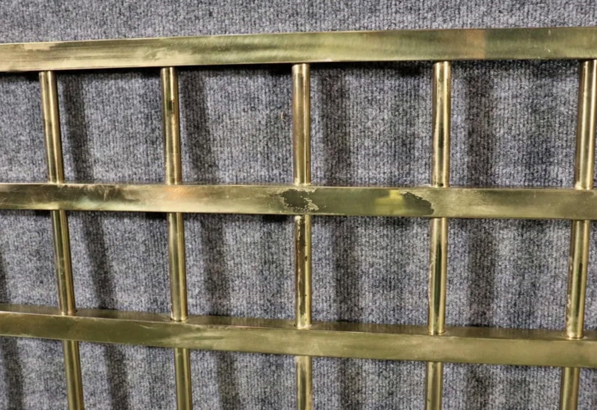 Brass King Size Headboard For Sale 2