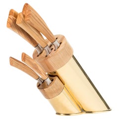 Gaston brass knife holder