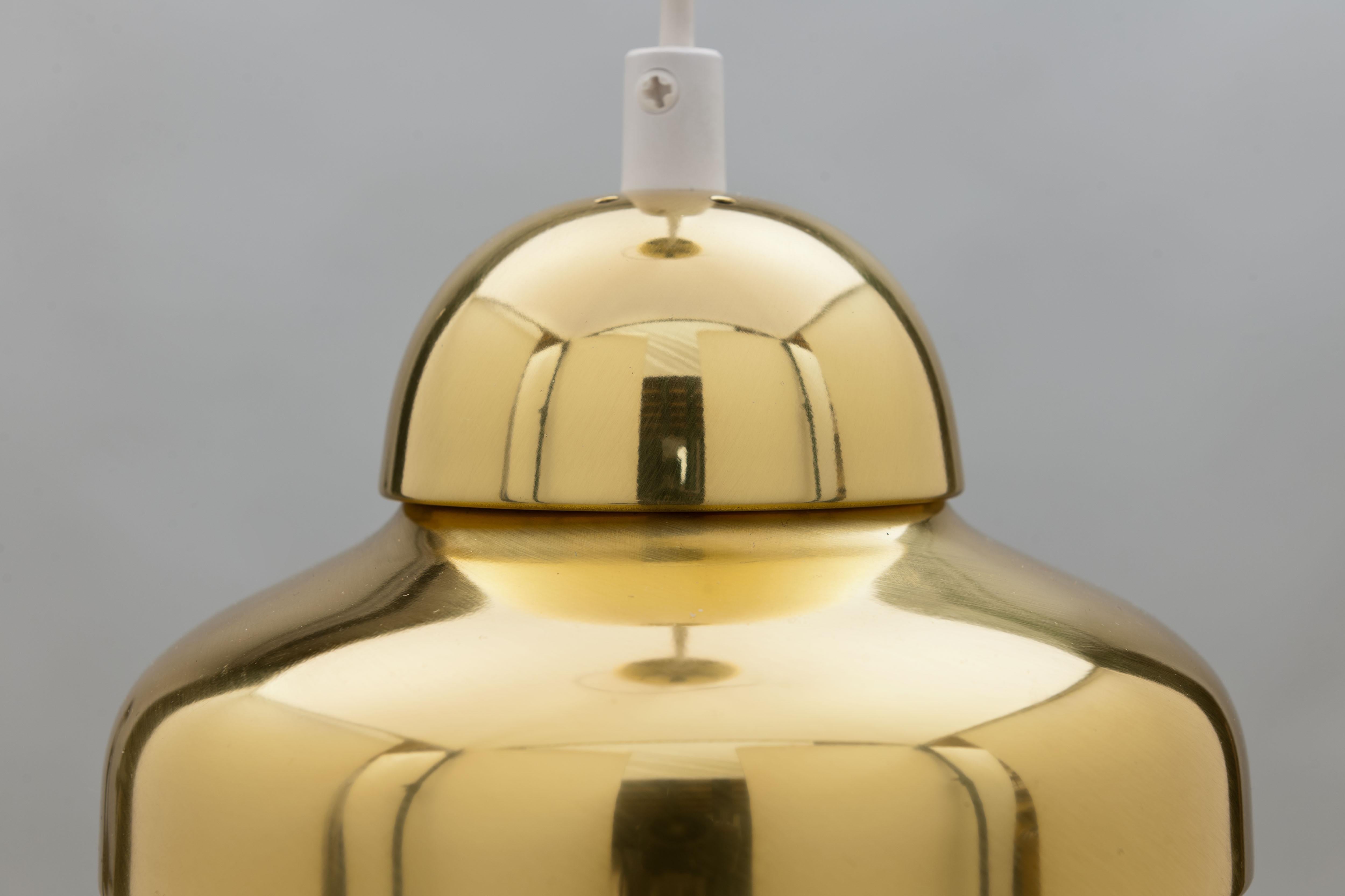 Brass 'Kultakello' Model A 330 'Golden Bell' Pendant by Alvar Aalto, Finland 5