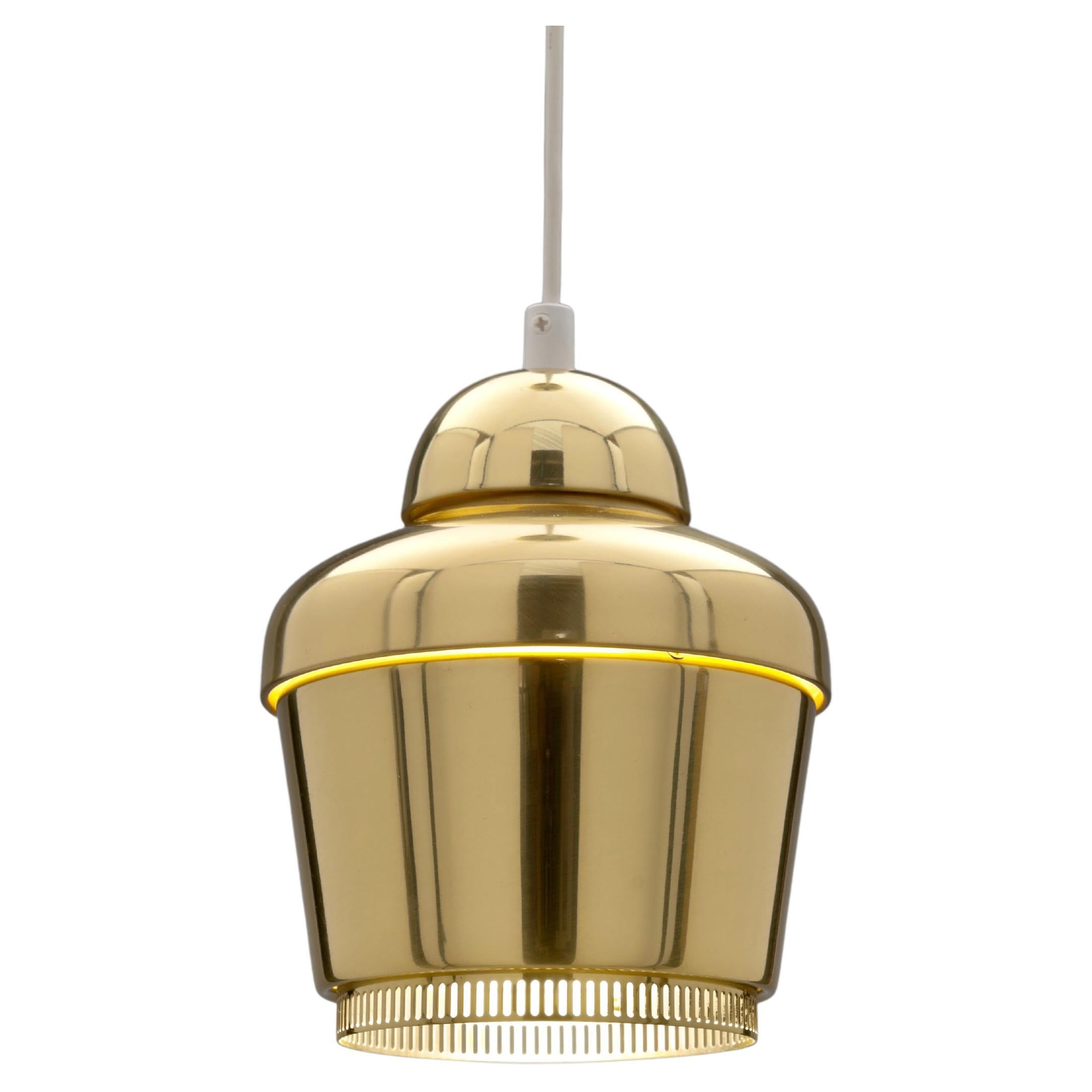 Brass 'Kultakello' Model A 330 'Golden Bell' Pendant by Alvar Aalto,  Finland at 1stDibs