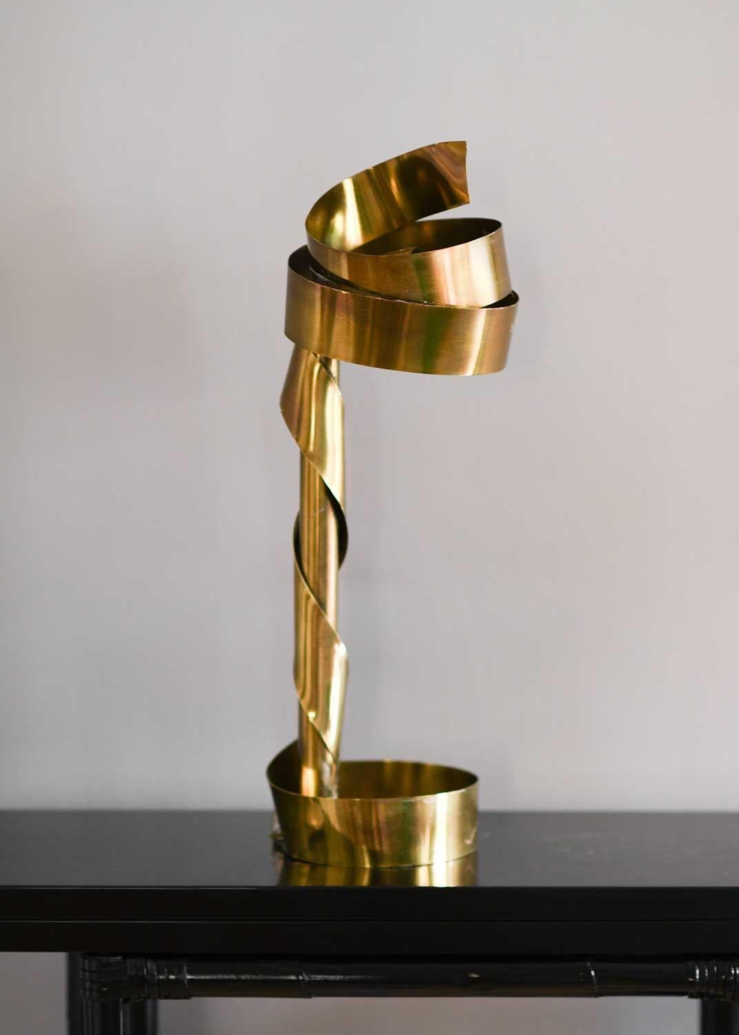 Italian Brass Lamp by Ferdinando Loffredo, 1970