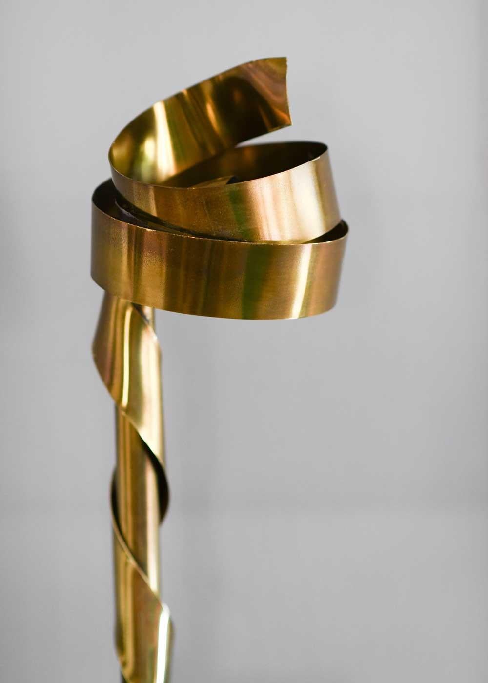 Brass Lamp by Ferdinando Loffredo, 1970 1