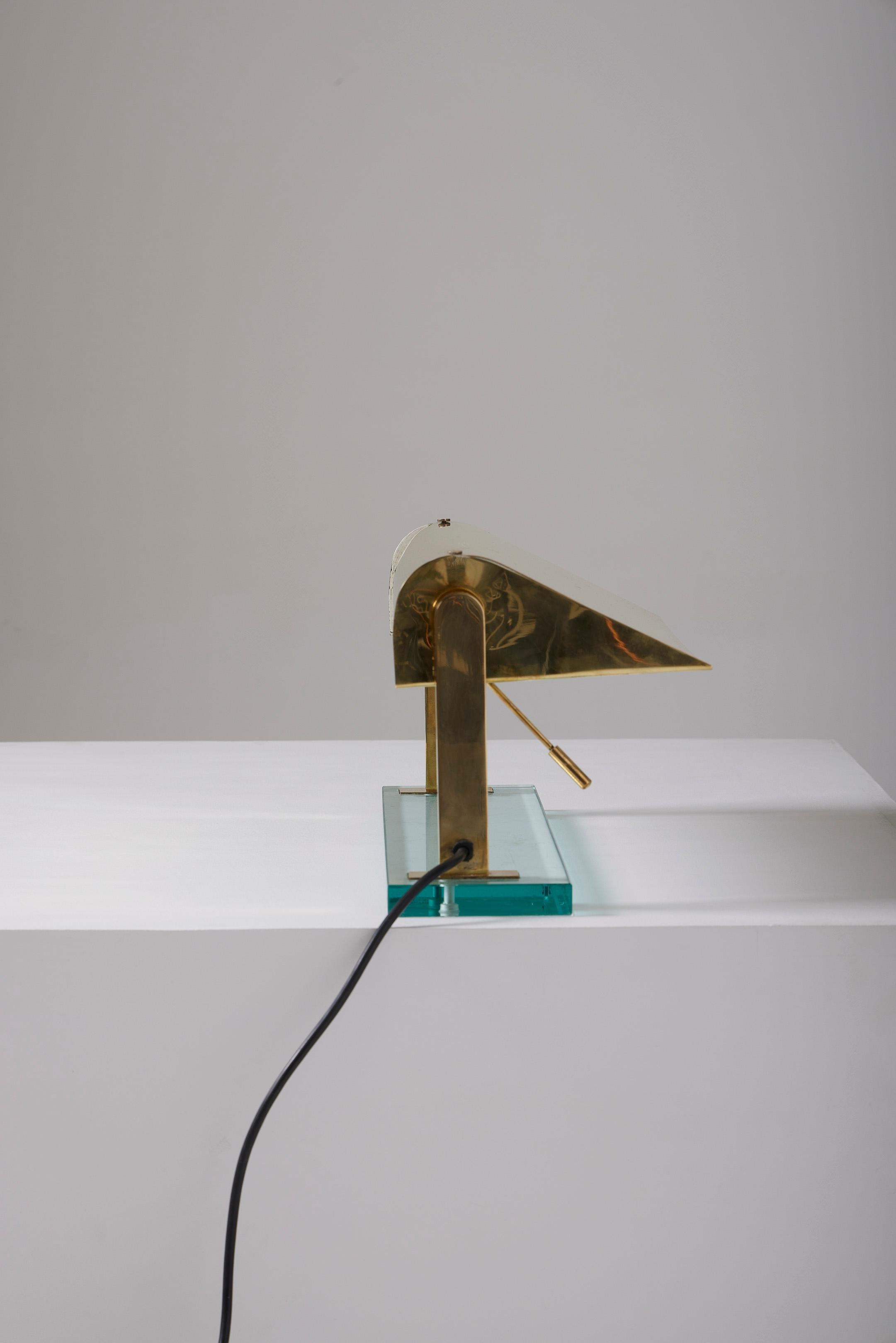 Brass lamp by Pietro Chiesa 7