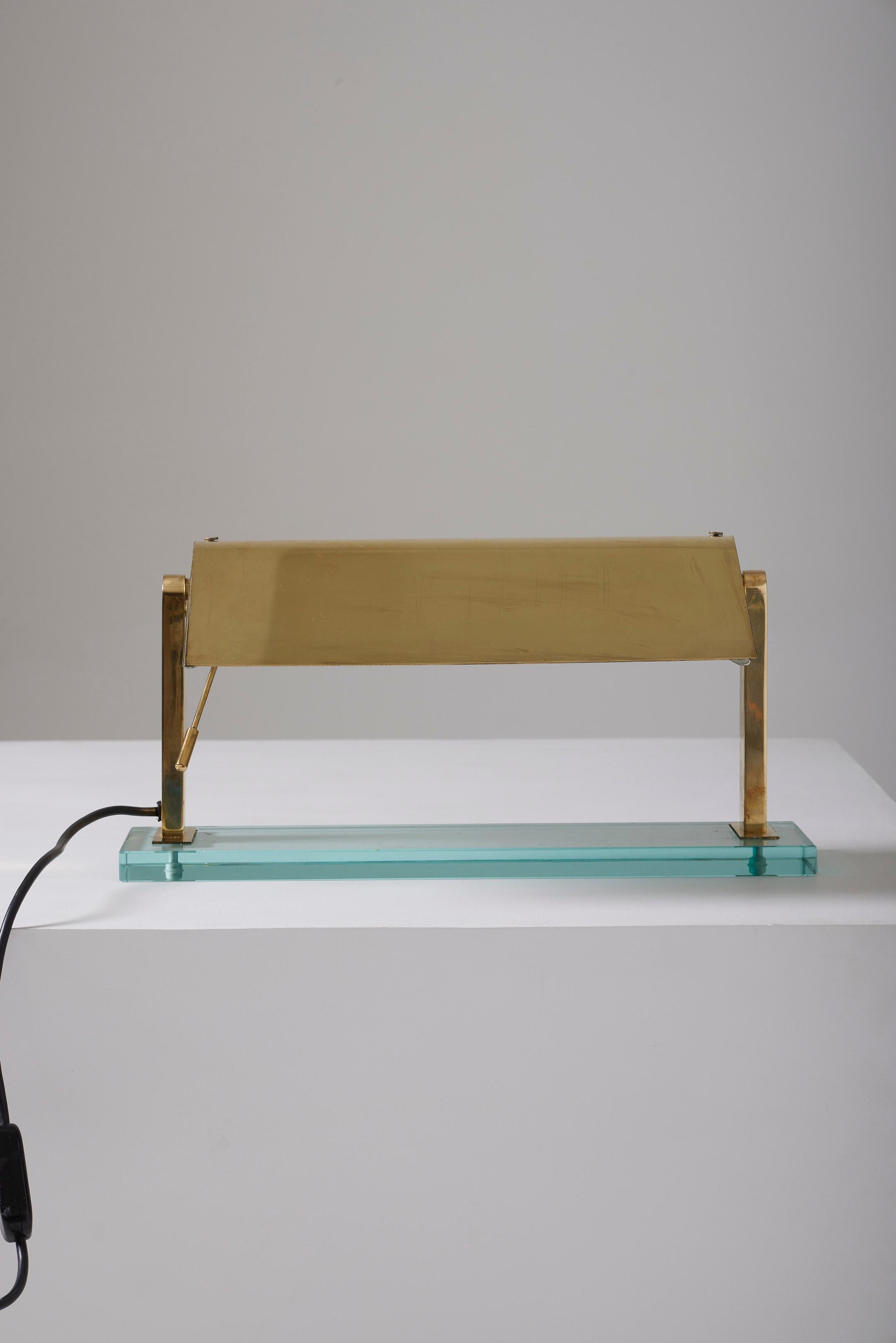 Brass lamp by Pietro Chiesa 9