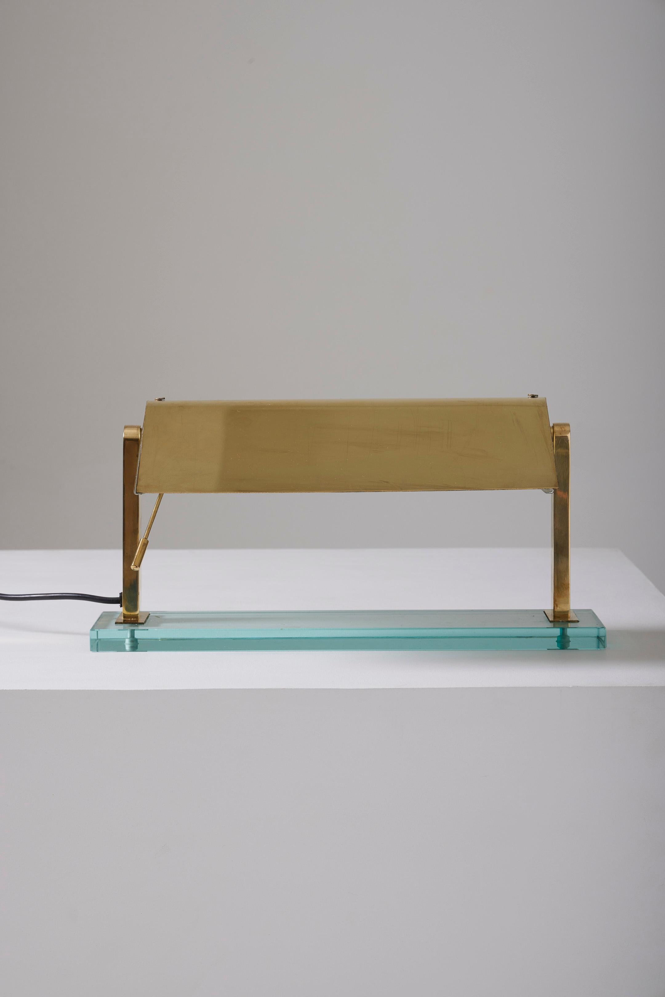 Brass lamp by Pietro Chiesa 11