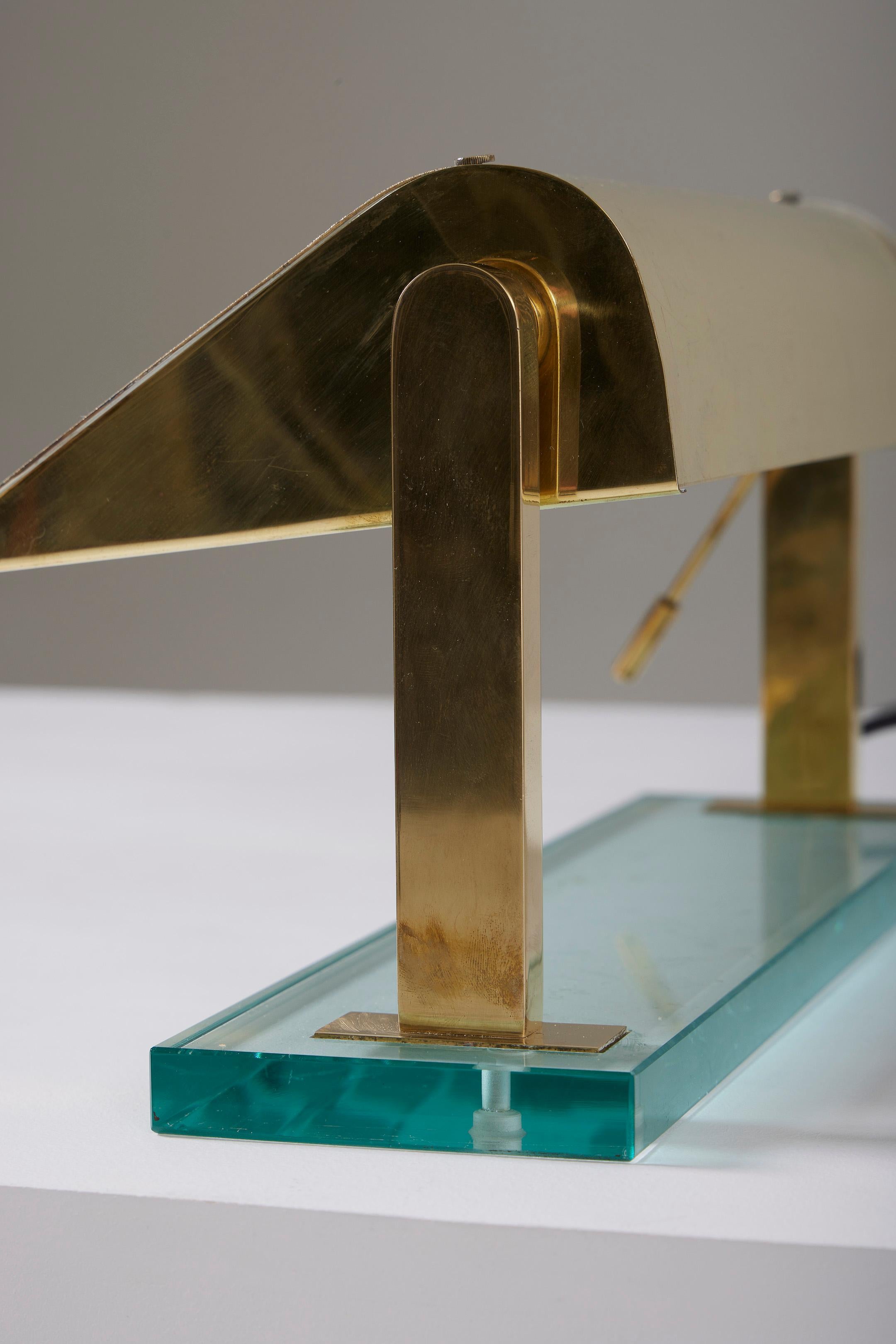 Brass lamp by Pietro Chiesa 13