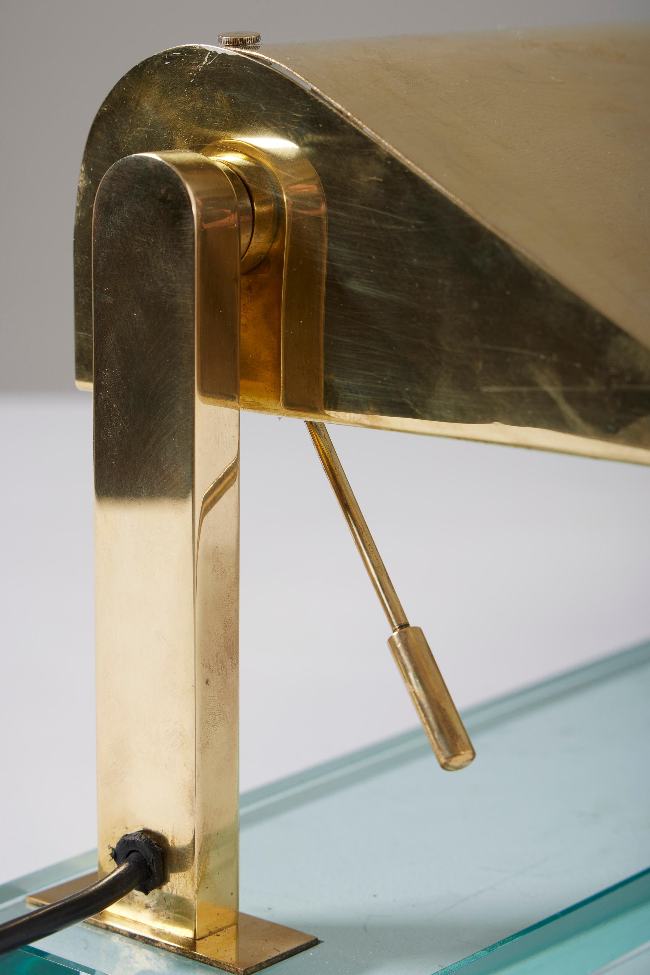 Brass lamp by Pietro Chiesa 15
