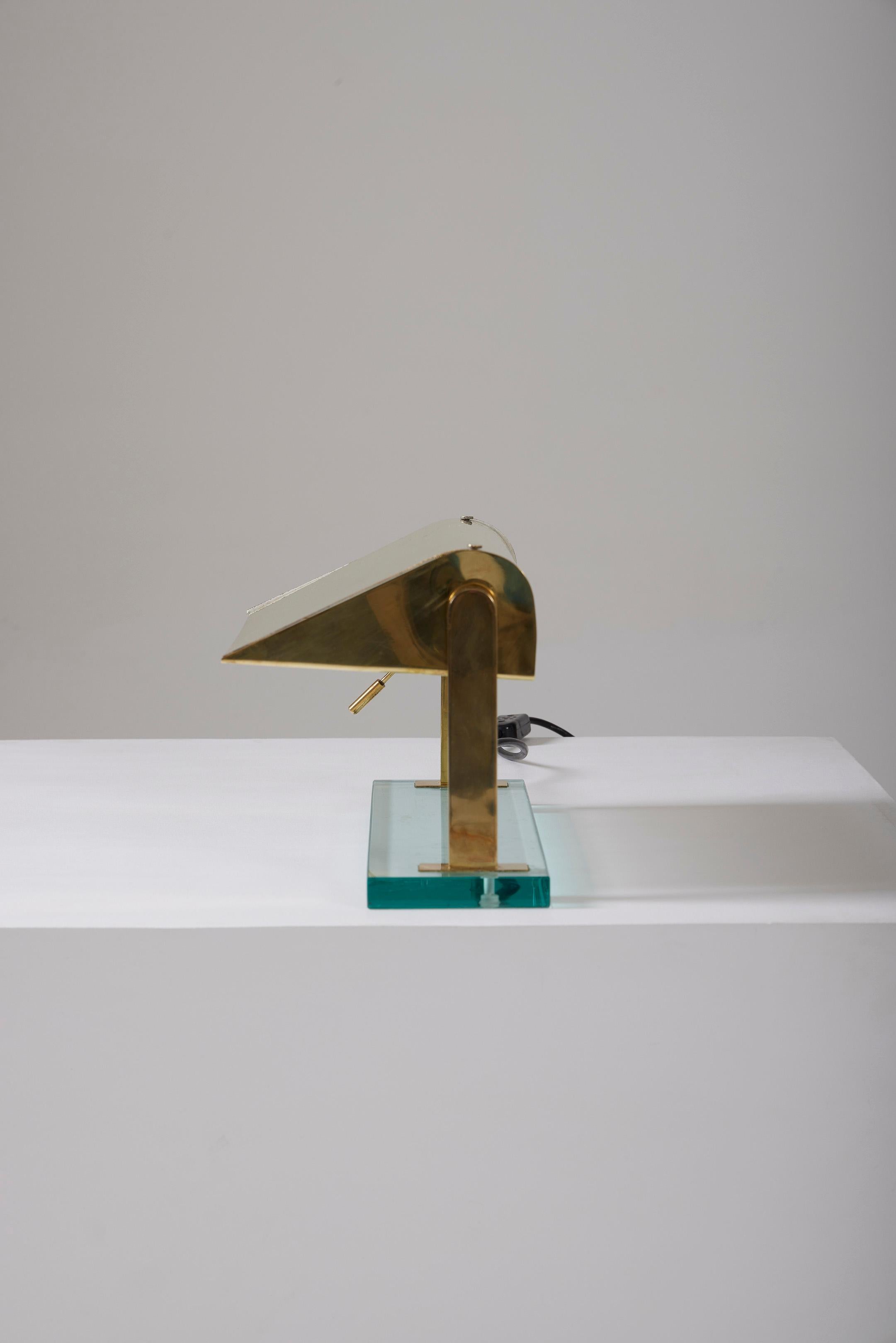 Brass lamp by Pietro Chiesa 1