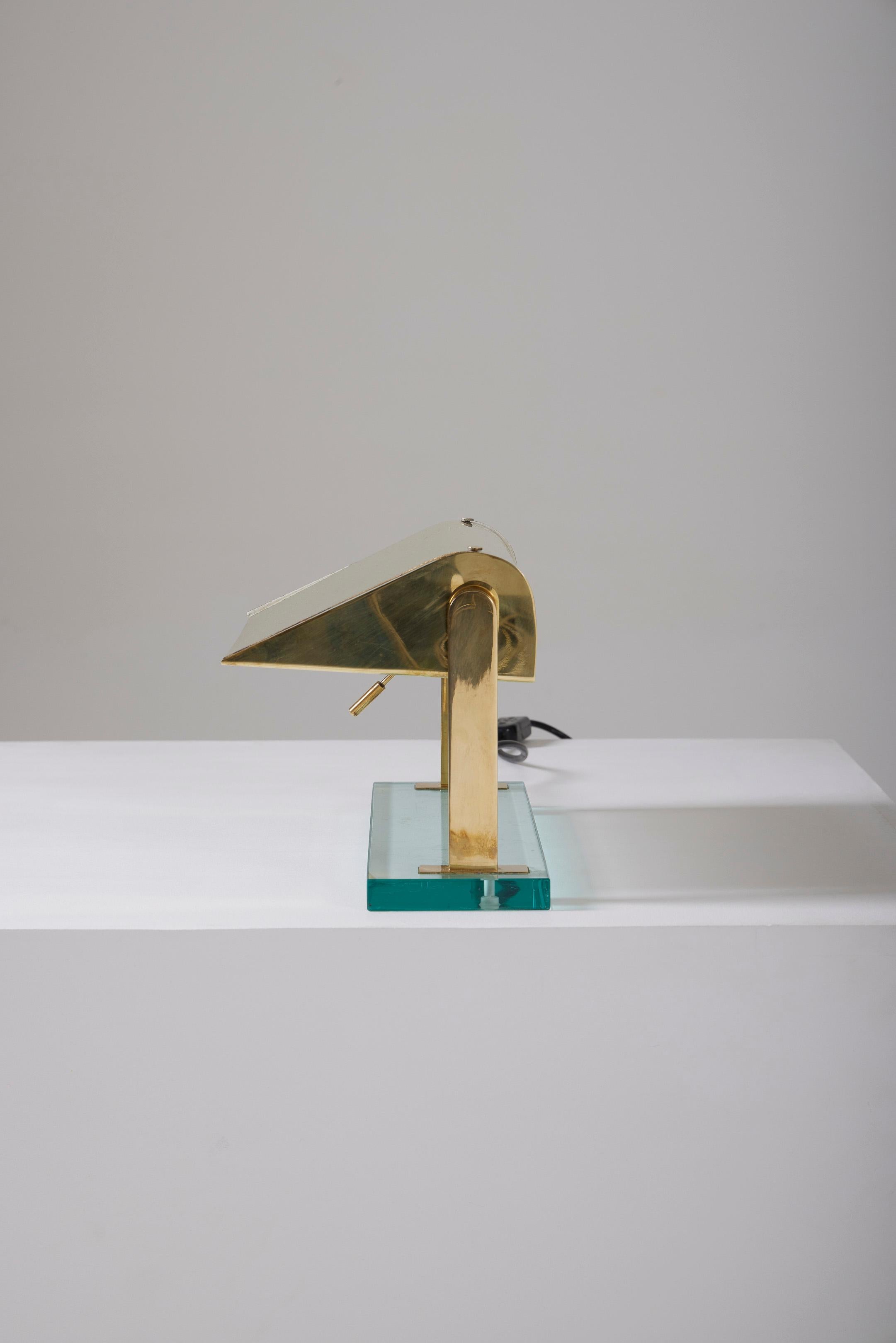 Brass lamp by Pietro Chiesa 2