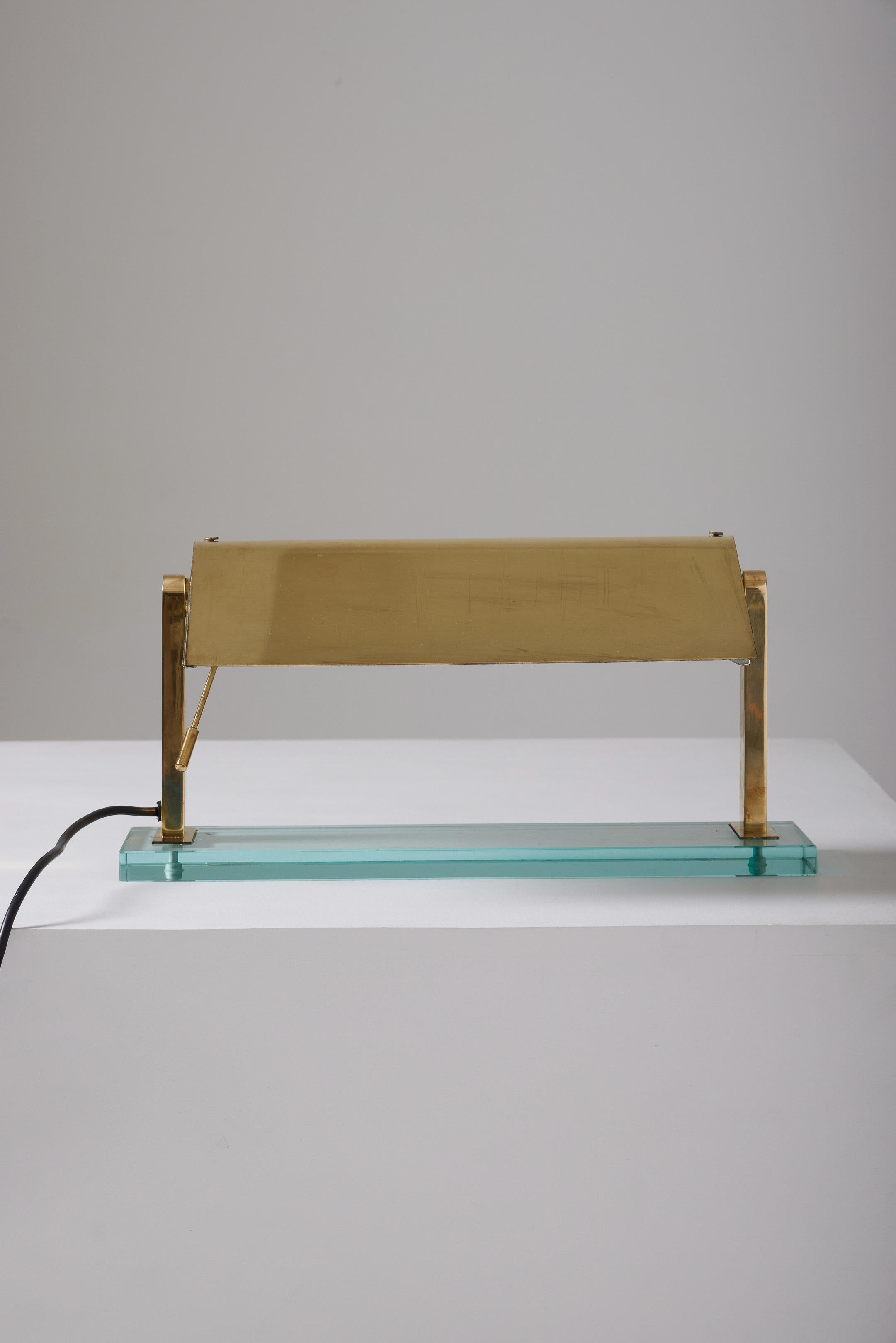 Brass lamp by Pietro Chiesa 4