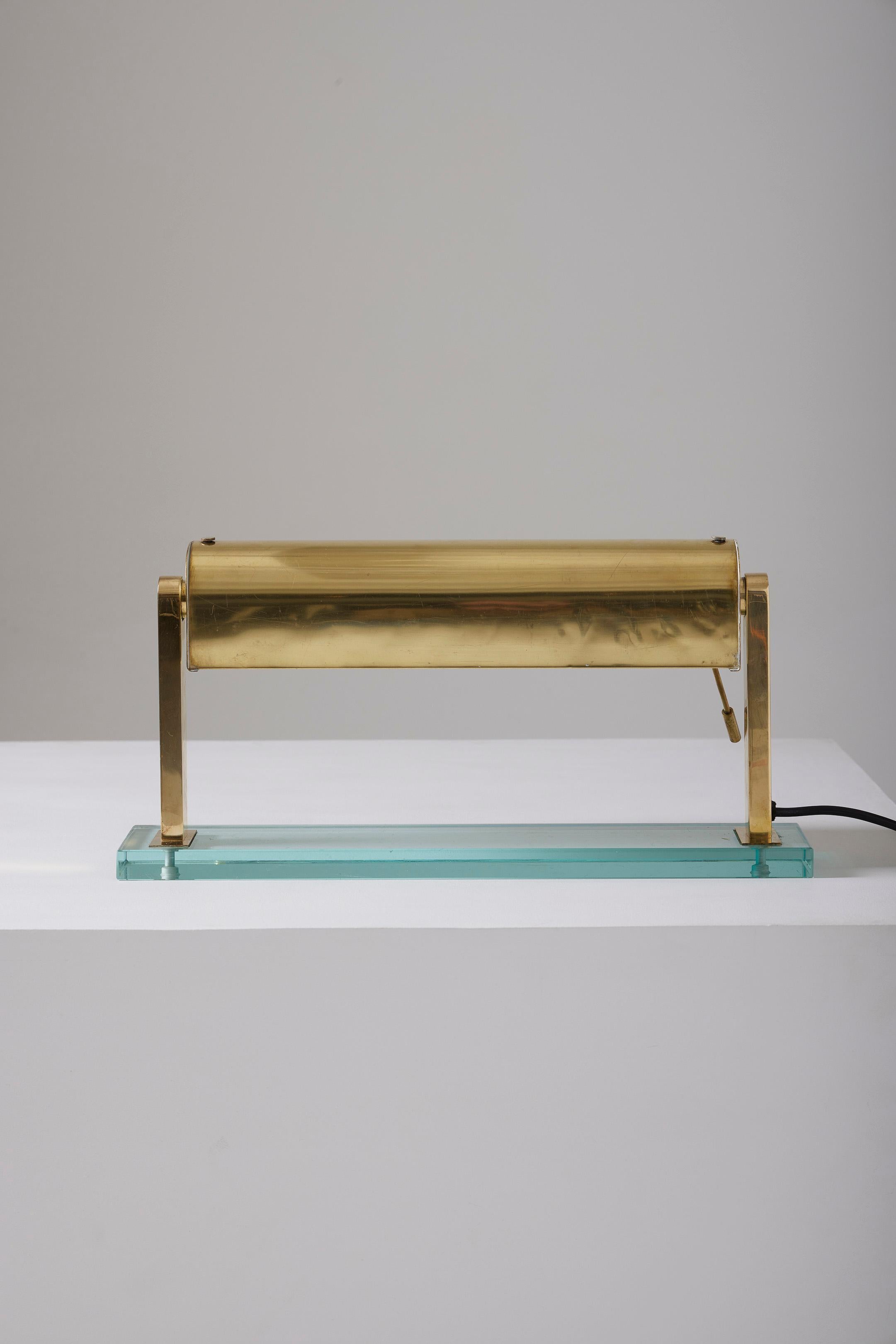 Brass lamp by Pietro Chiesa 5