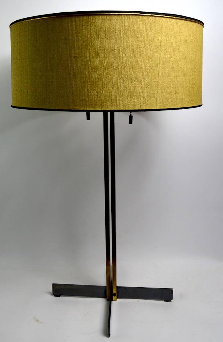 Brass Lamp by Robsjohn for Hansen In Excellent Condition For Sale In New York, NY