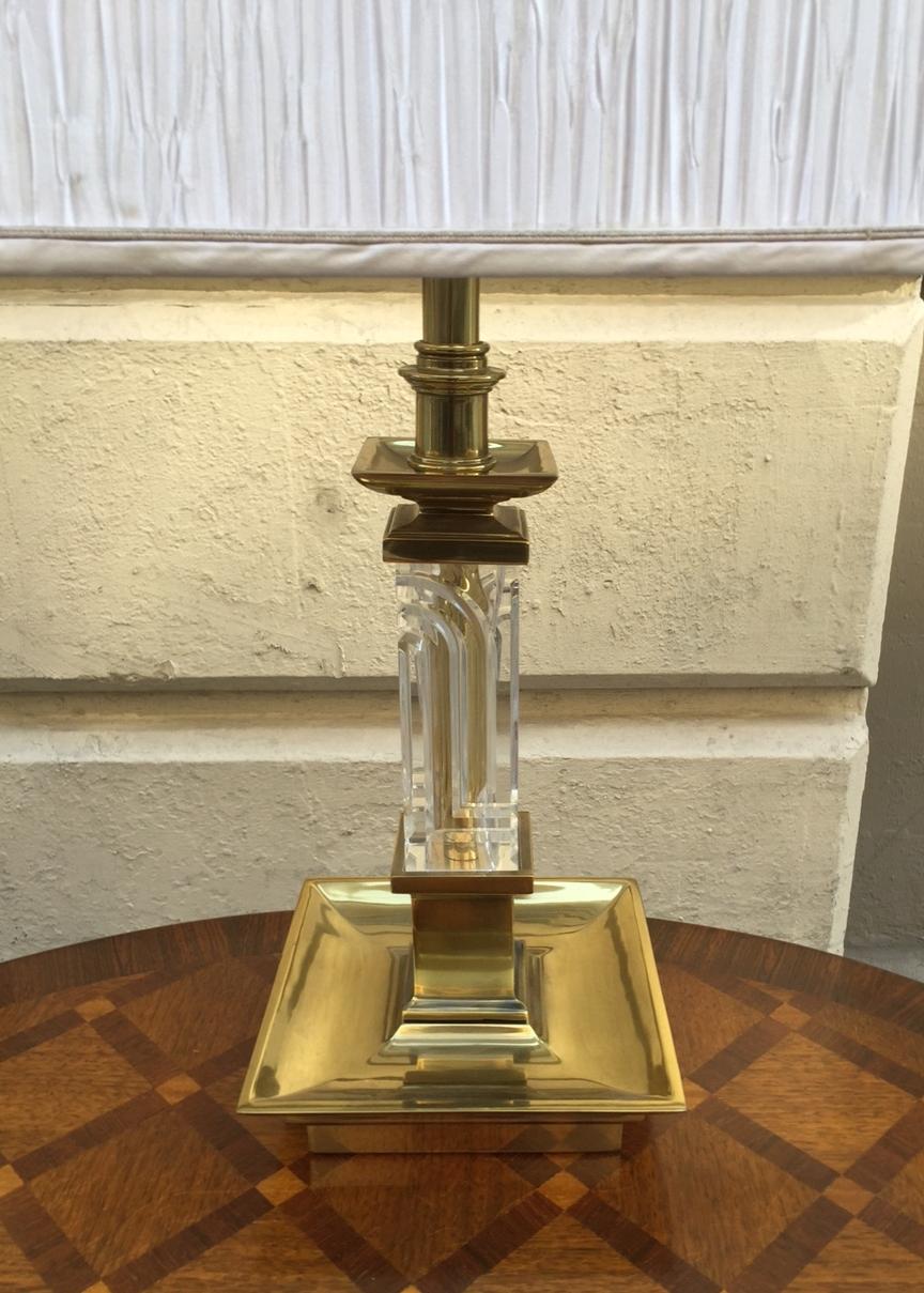 Brass Lamp by Stiffel In Good Condition For Sale In New York, NY