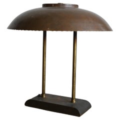 Lampe aus Messing