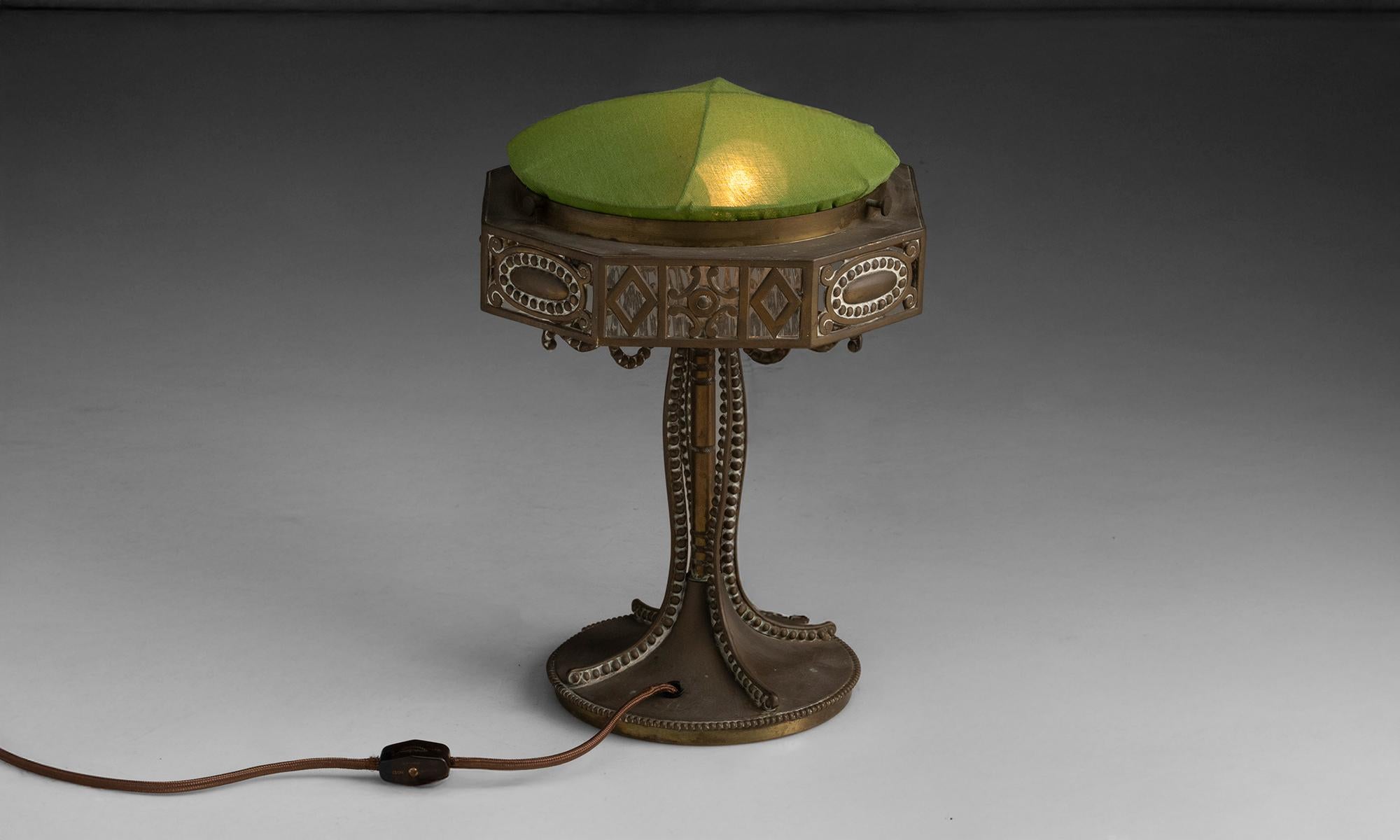 Brass Lamp, France circa 1900 For Sale 1
