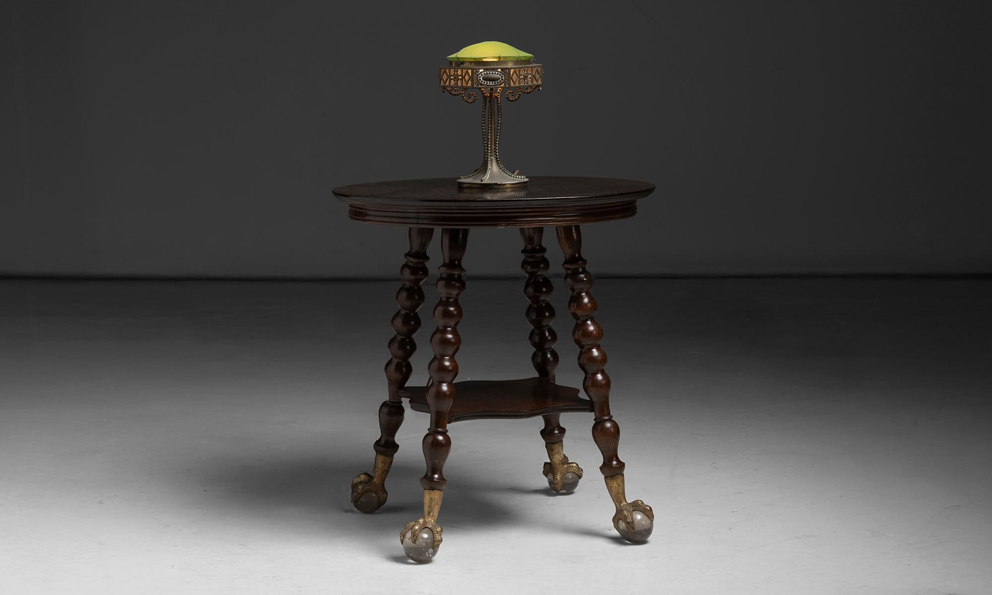 Brass Lamp, France circa 1900 For Sale 2