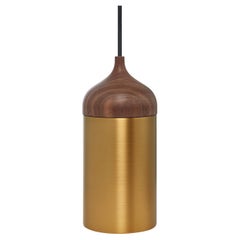 Brass Lamp No.1, Walnut Top