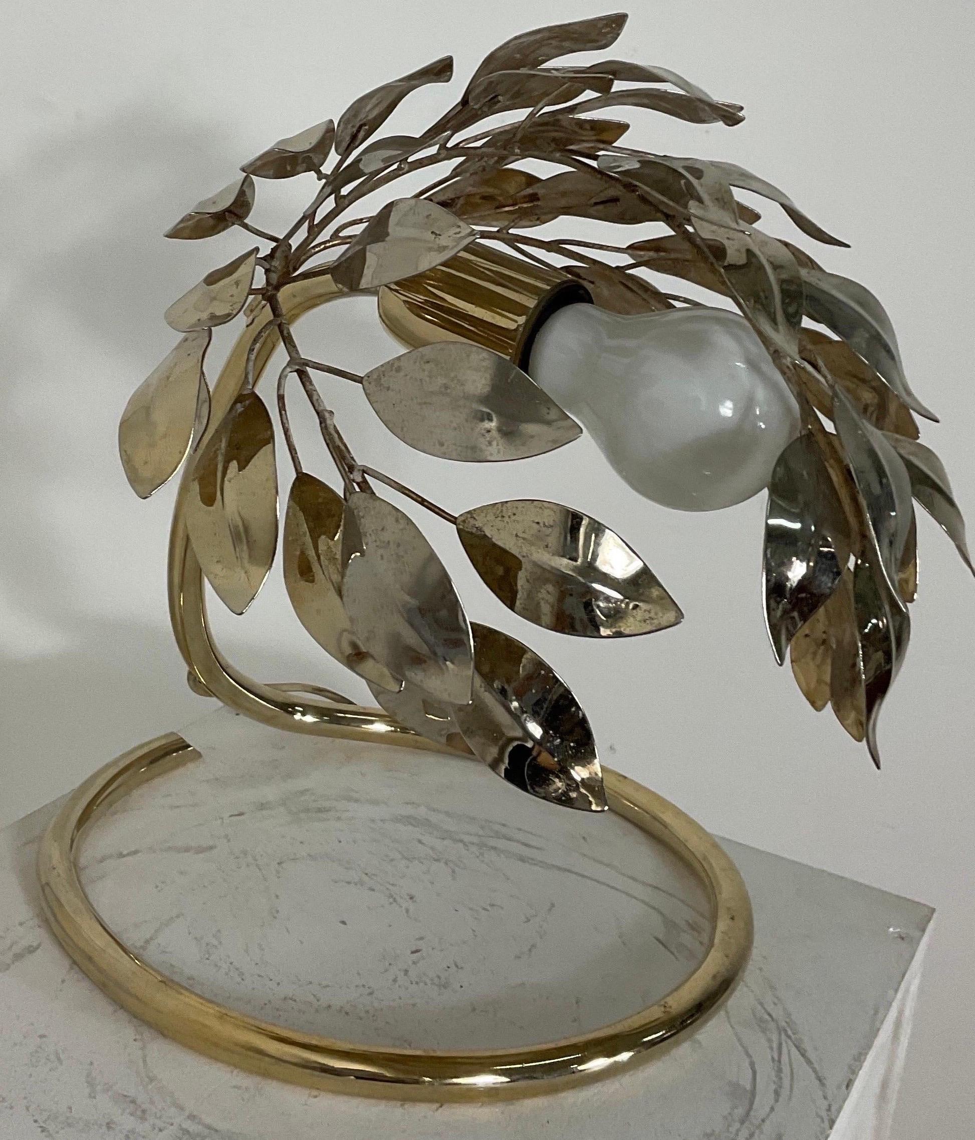 Brass lamp style Tommaso Barbi For Sale 8