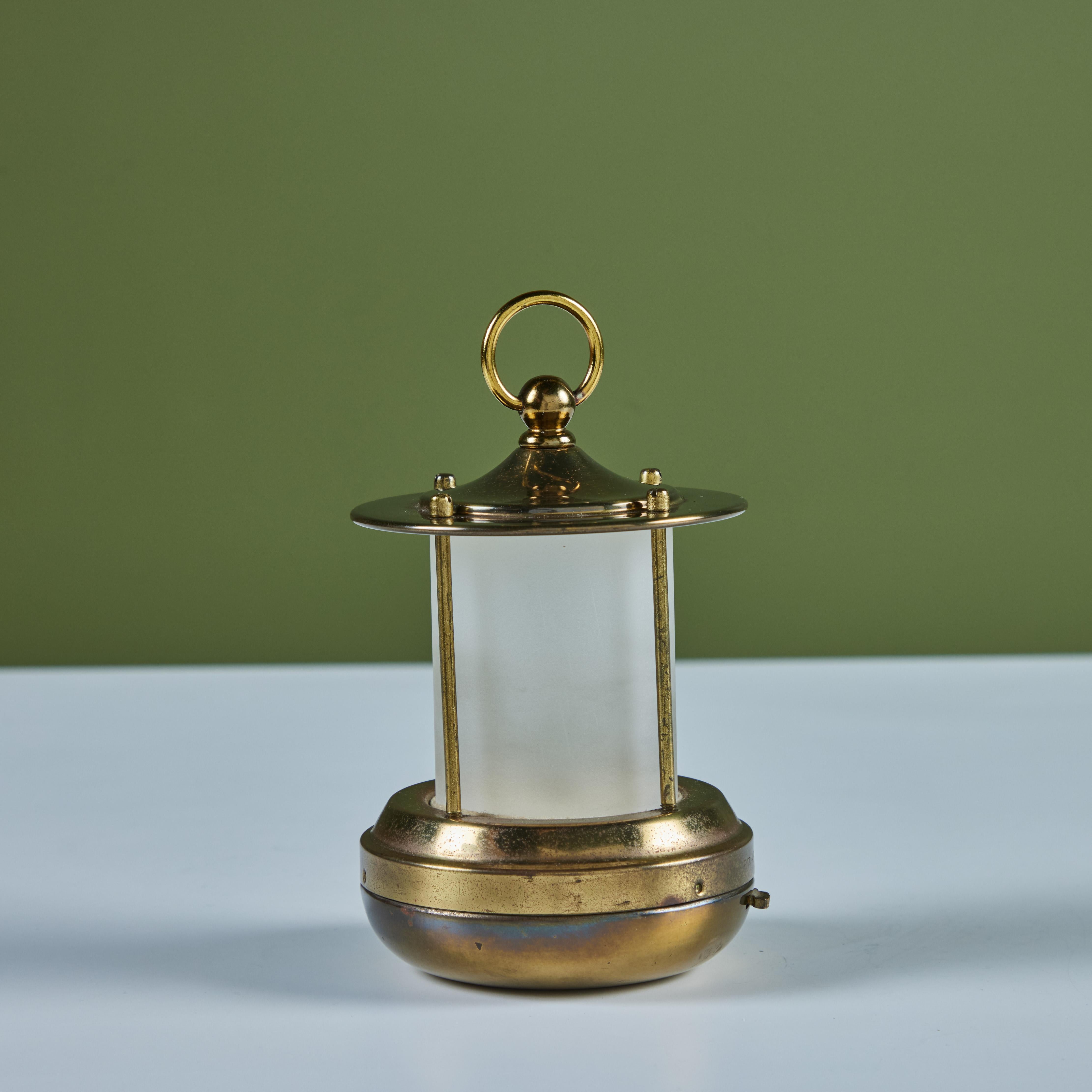 Glass Brass Lantern Lamp for Chase USA