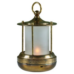 Vintage Brass Lantern Lamp for Chase USA