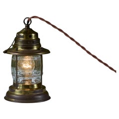 Brass Lantern Table Lamp