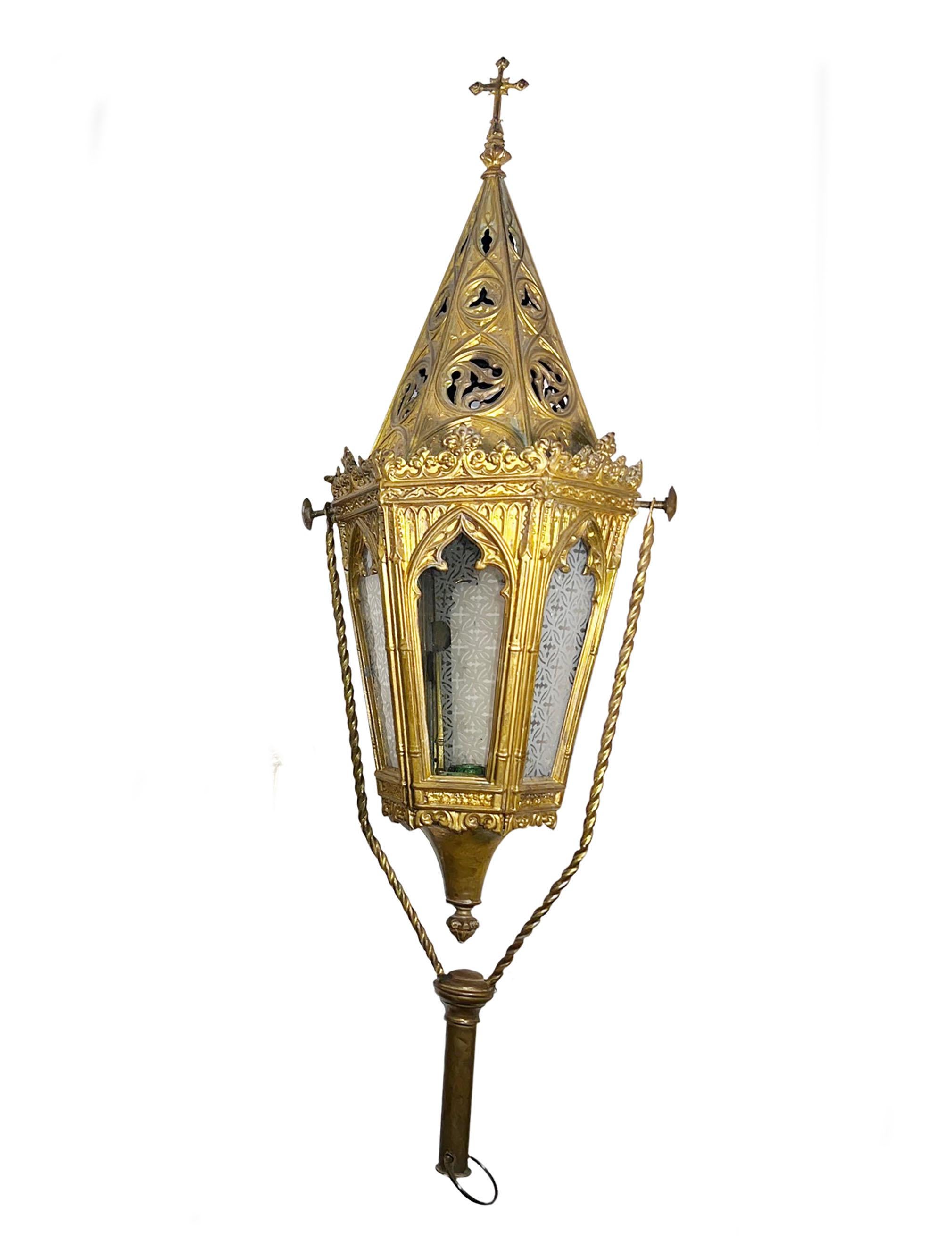 French Brass Lanterns For Sale