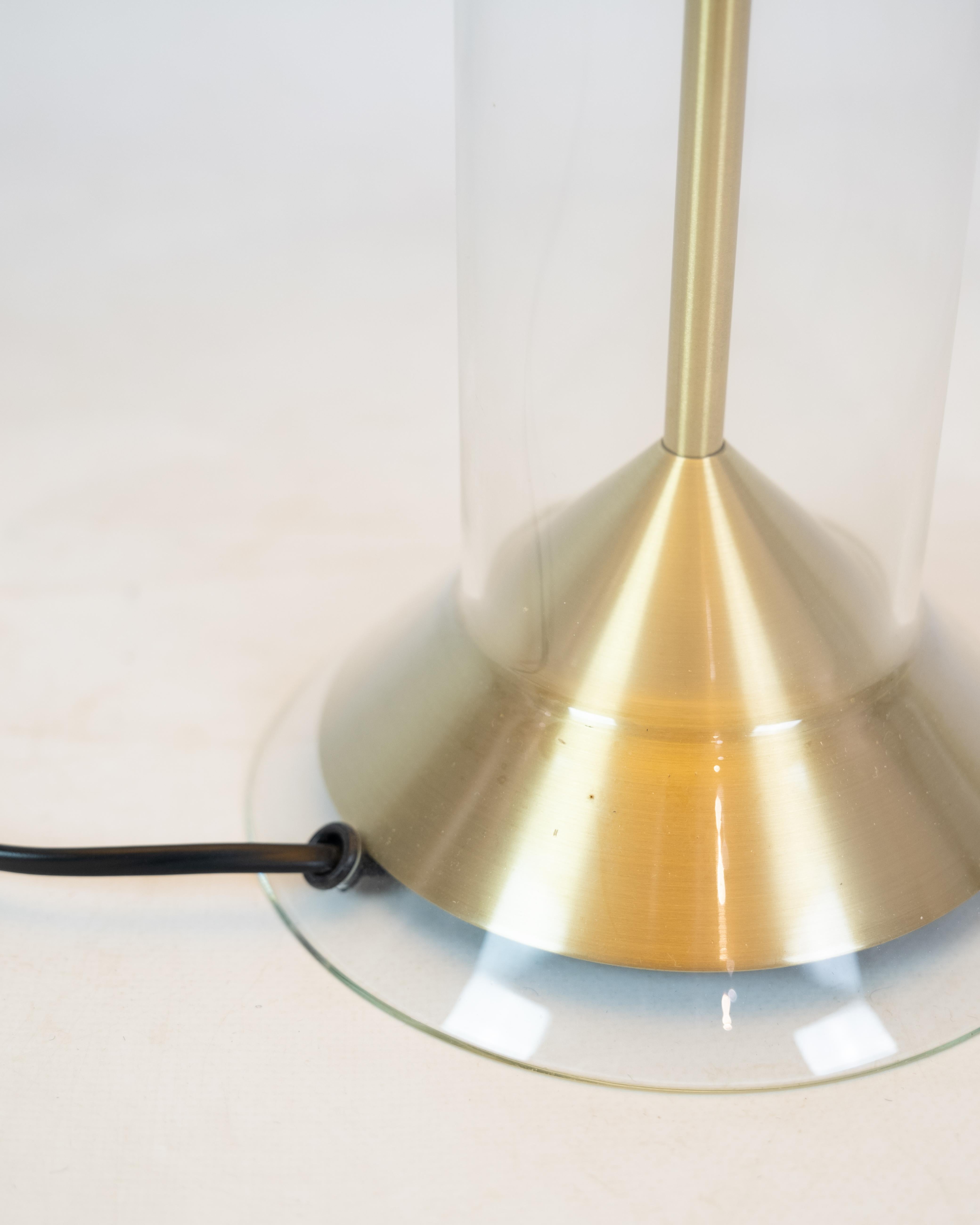 Danish Brass Le Klint Table Lamp Model 303B By Aage Petersen For Sale