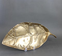 Brass Leaf / Tray II by David Marshall (circa 1980s)