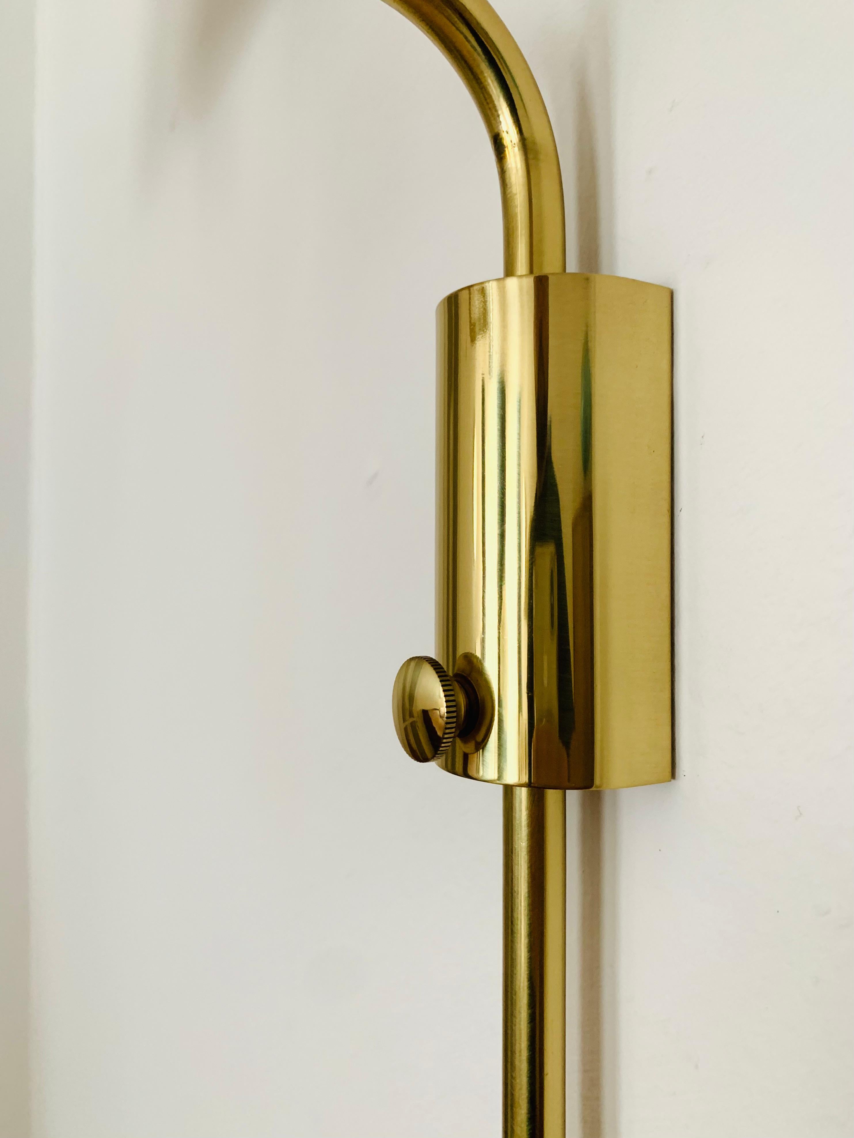 Brass Lesan Wall Lamp by Florian Schulz For Sale 3