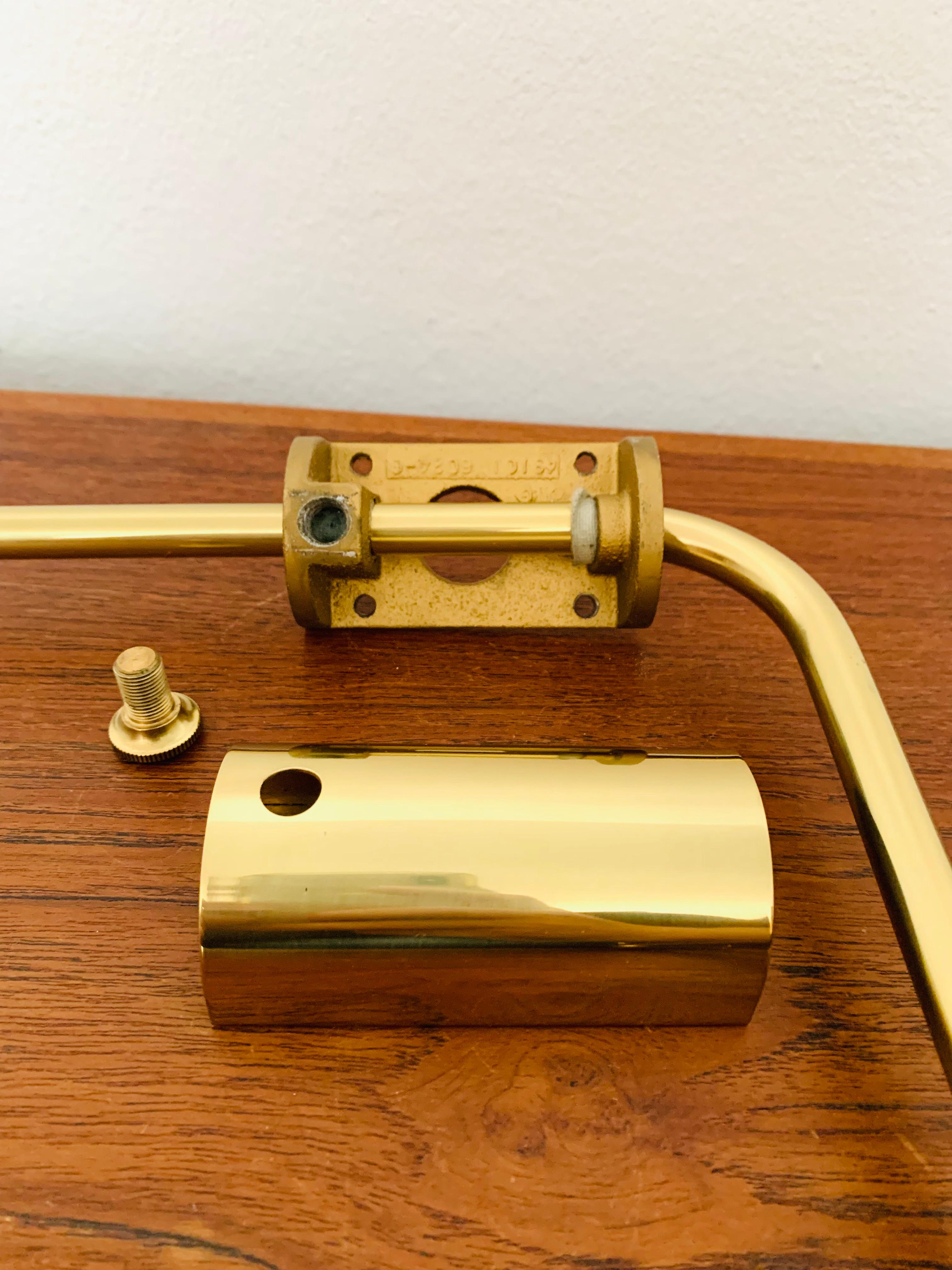 Brass Lesan Wall Lamp by Florian Schulz For Sale 9
