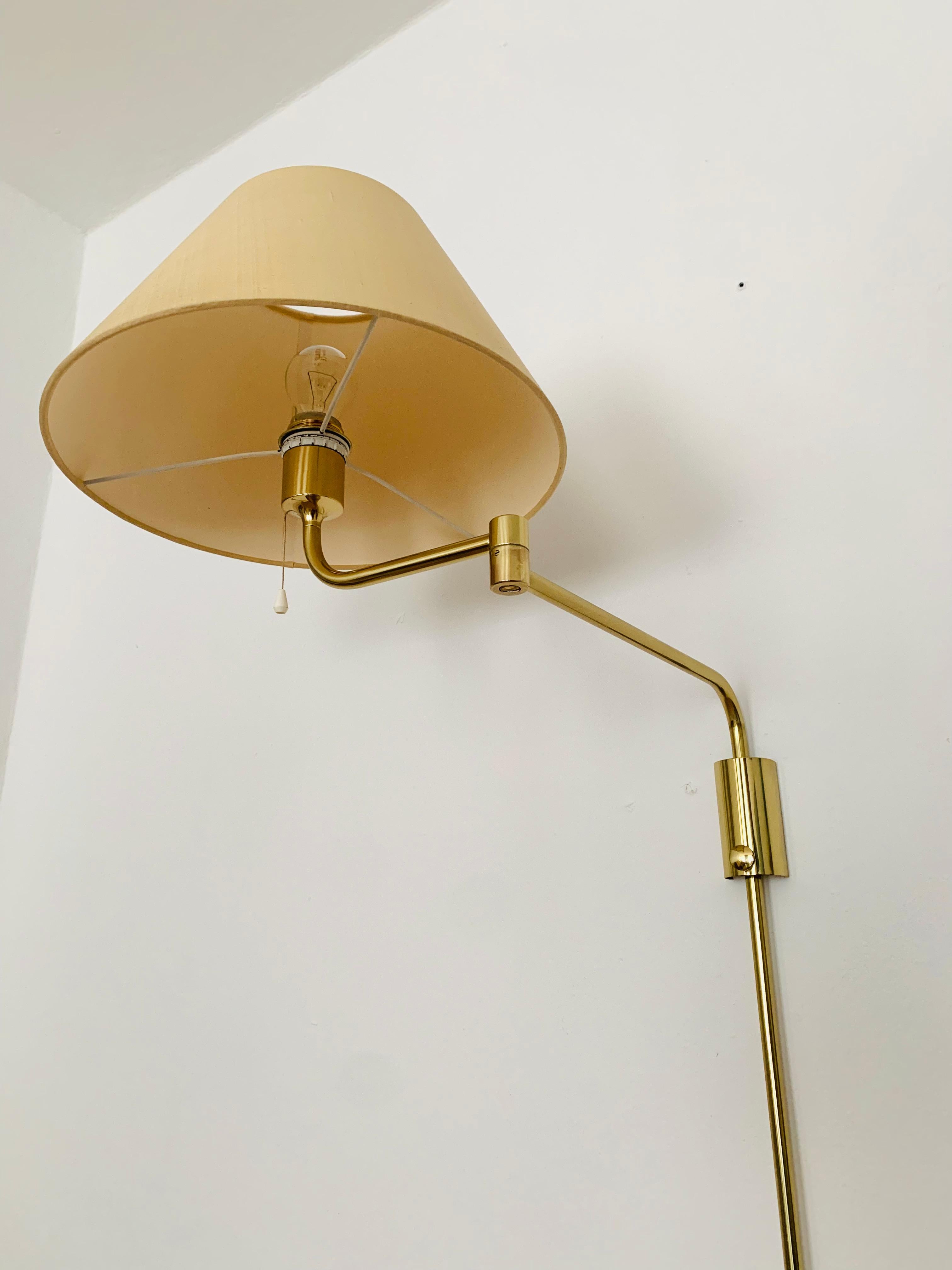Brass Lesan Wall Lamp by Florian Schulz For Sale 1