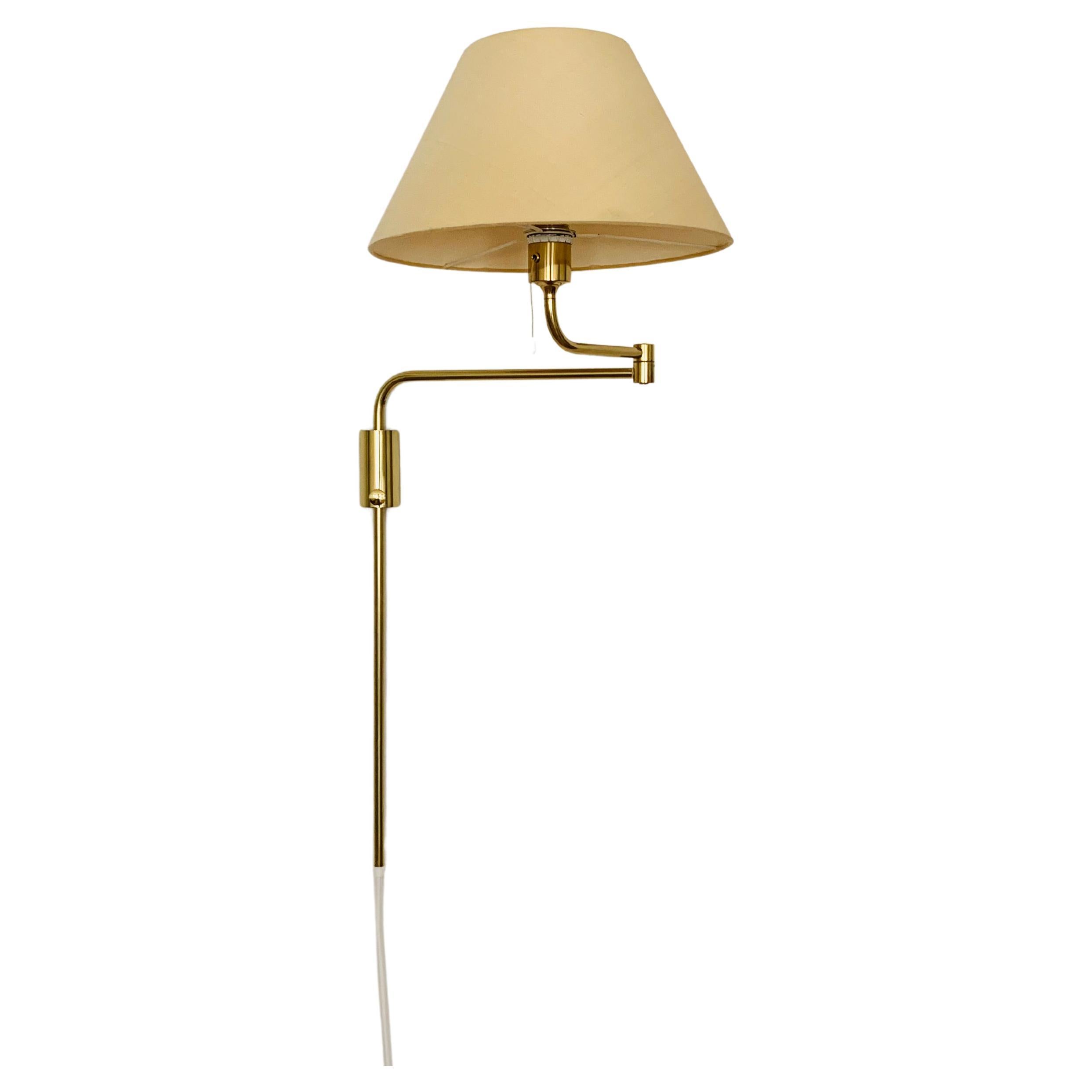 Brass Lesan Wall Lamp by Florian Schulz For Sale