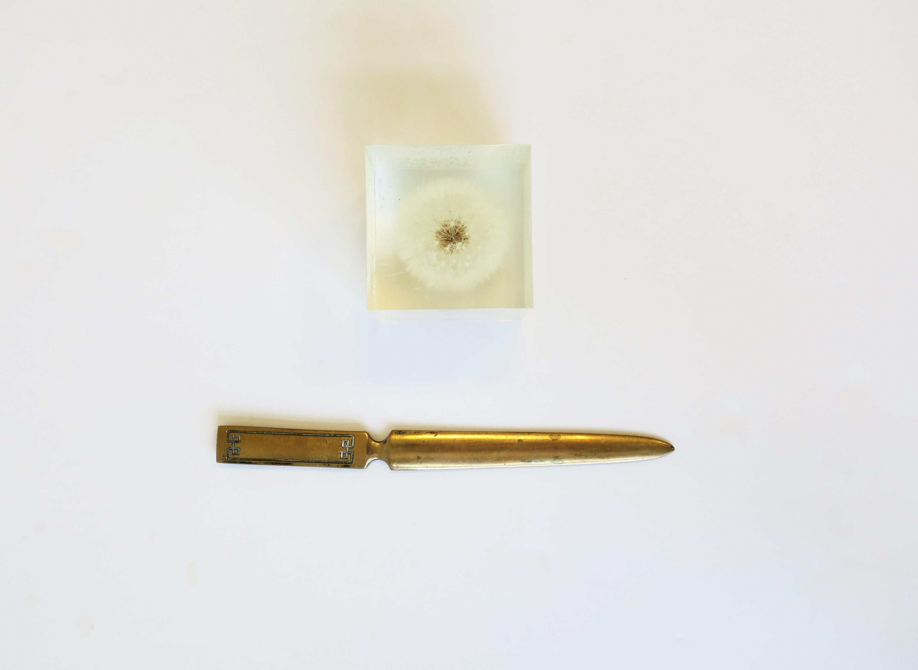 Brass Letter Opener In Good Condition For Sale In New York, NY