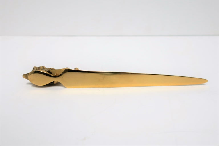 Brass Letter Opener at 1stDibs