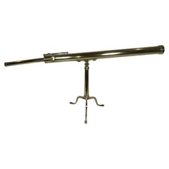 Télescope de bibliothèque en laiton par Wellington of London Circa 1800