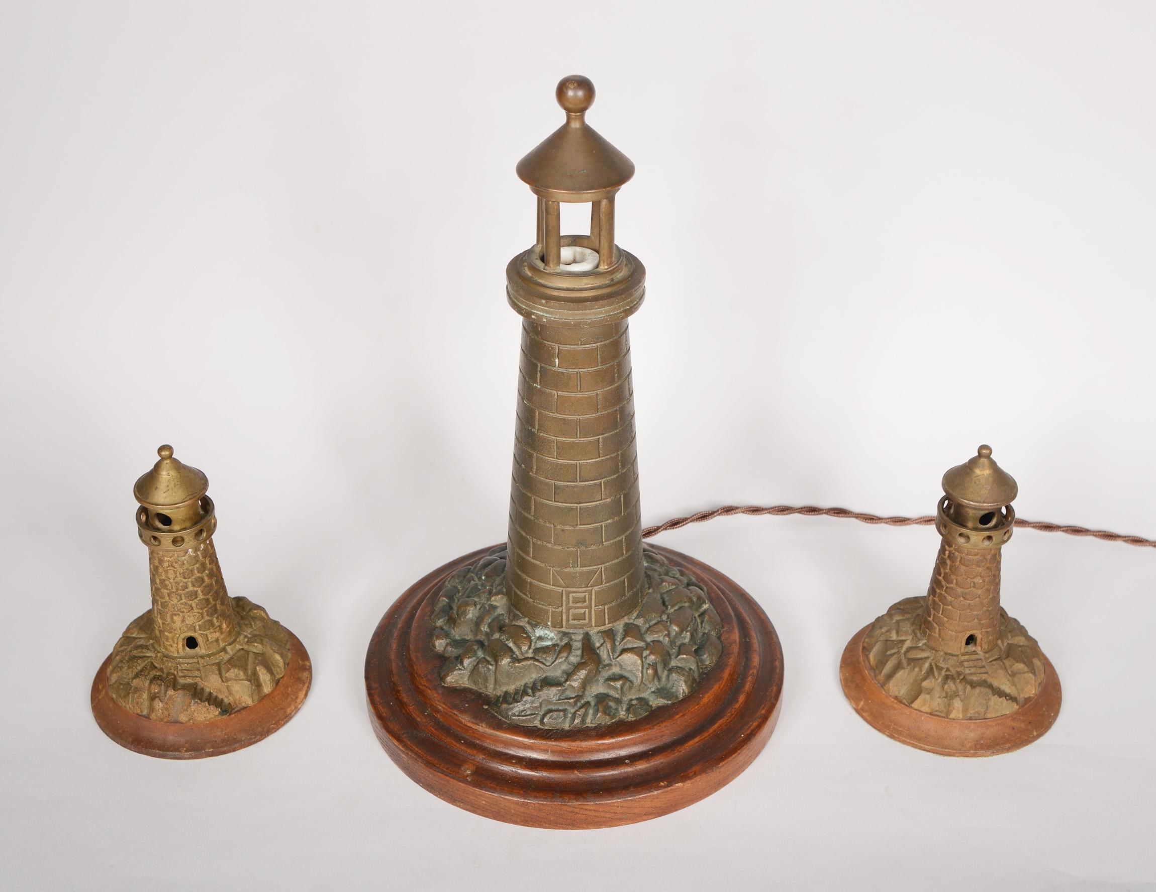 lighthouse lamp vintage