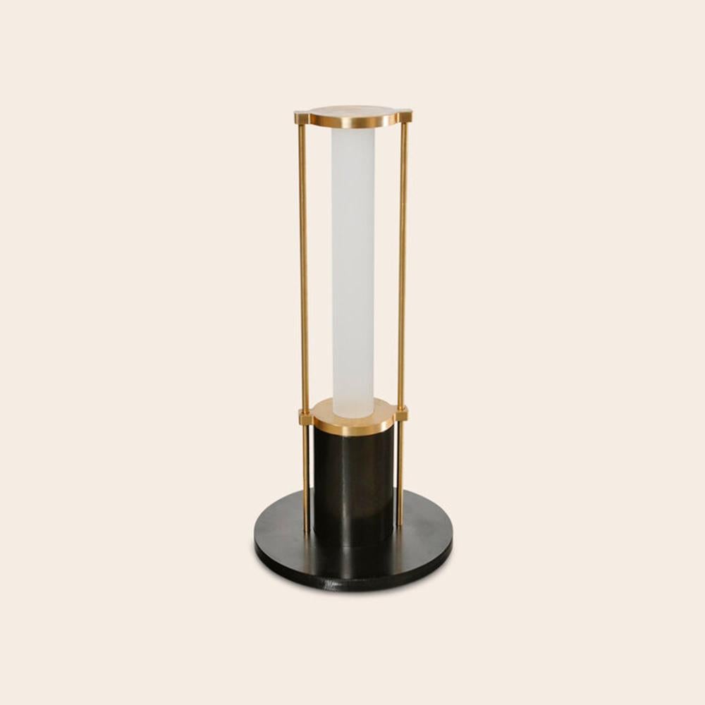 Post-Modern Brass Lighthouse Table Lamp by OxDenmarq