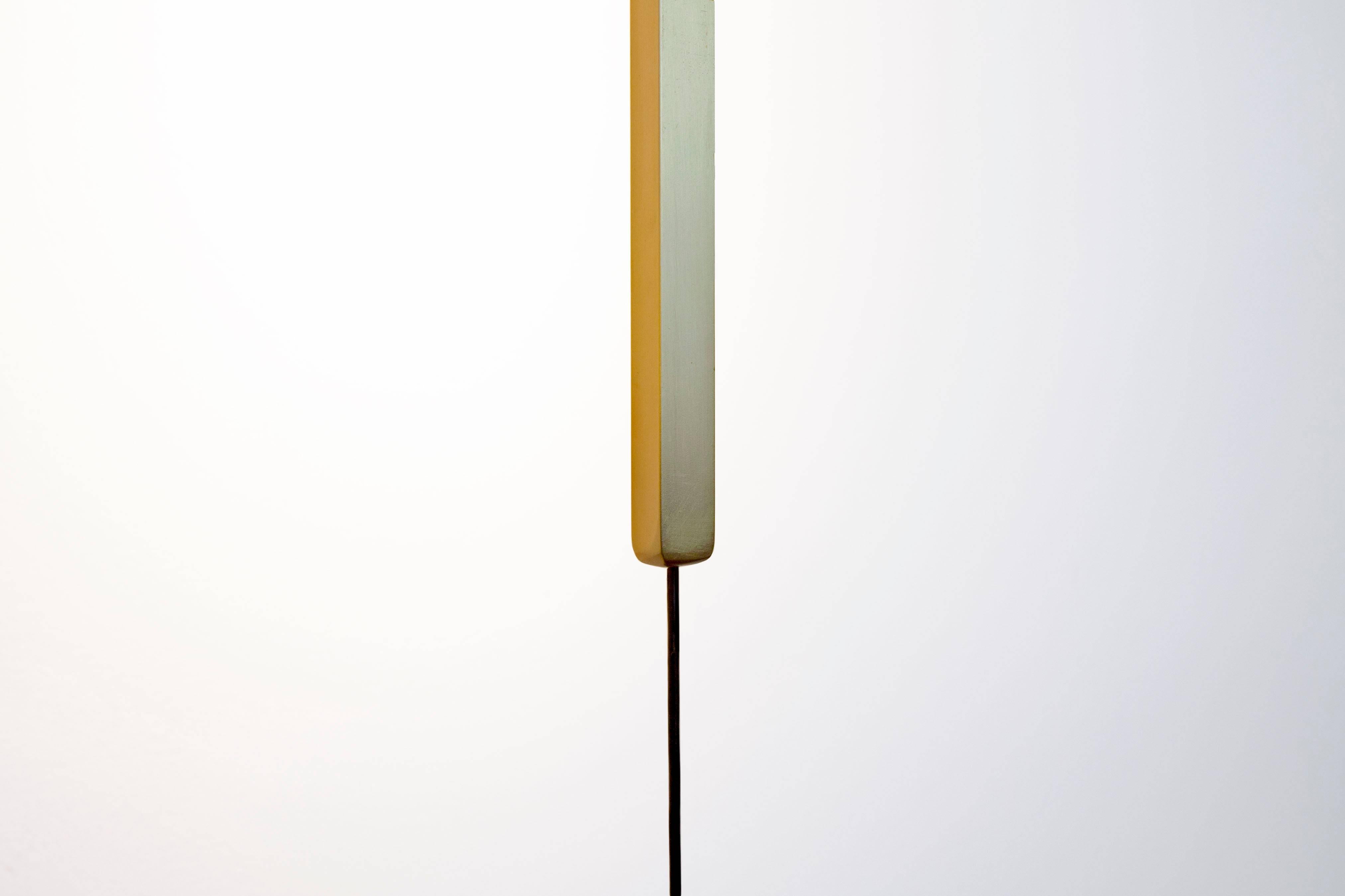 Post-Modern D'Aria Corrente, Brass Linear Floor Light by Morghen