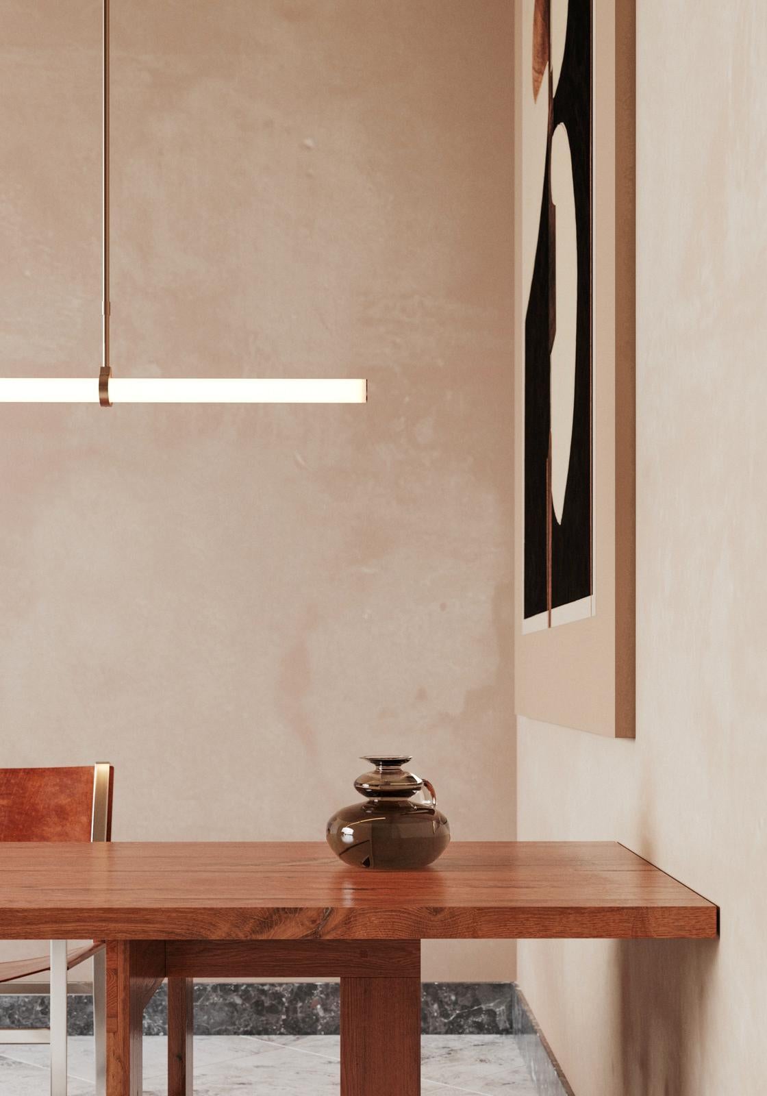 Brass Linear light object 015 For Sale 1