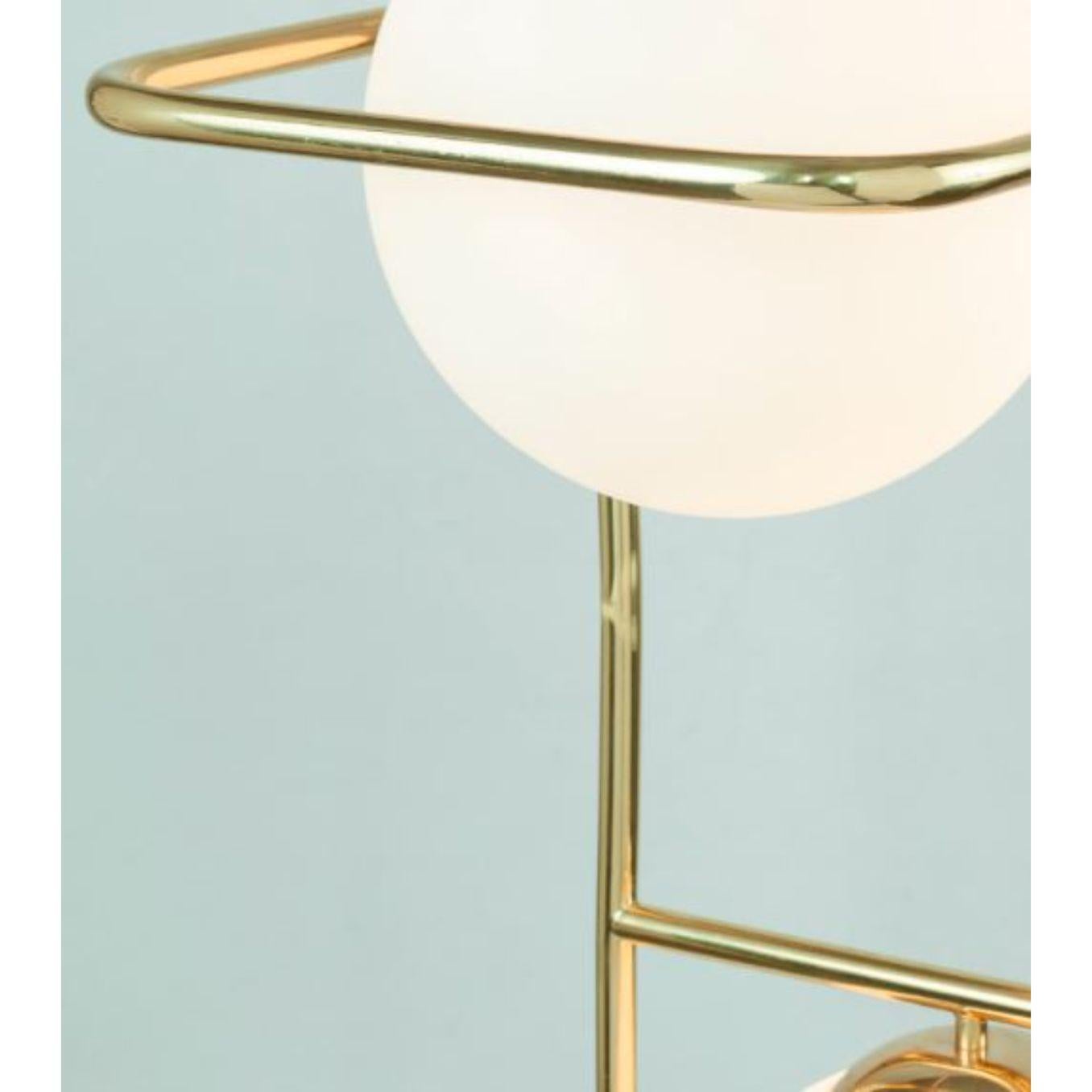 Brass Link I Suspension Lamp by Dooq In New Condition For Sale In Geneve, CH