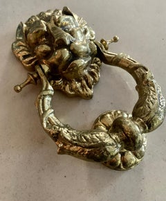 Brass Lion Door Knocker