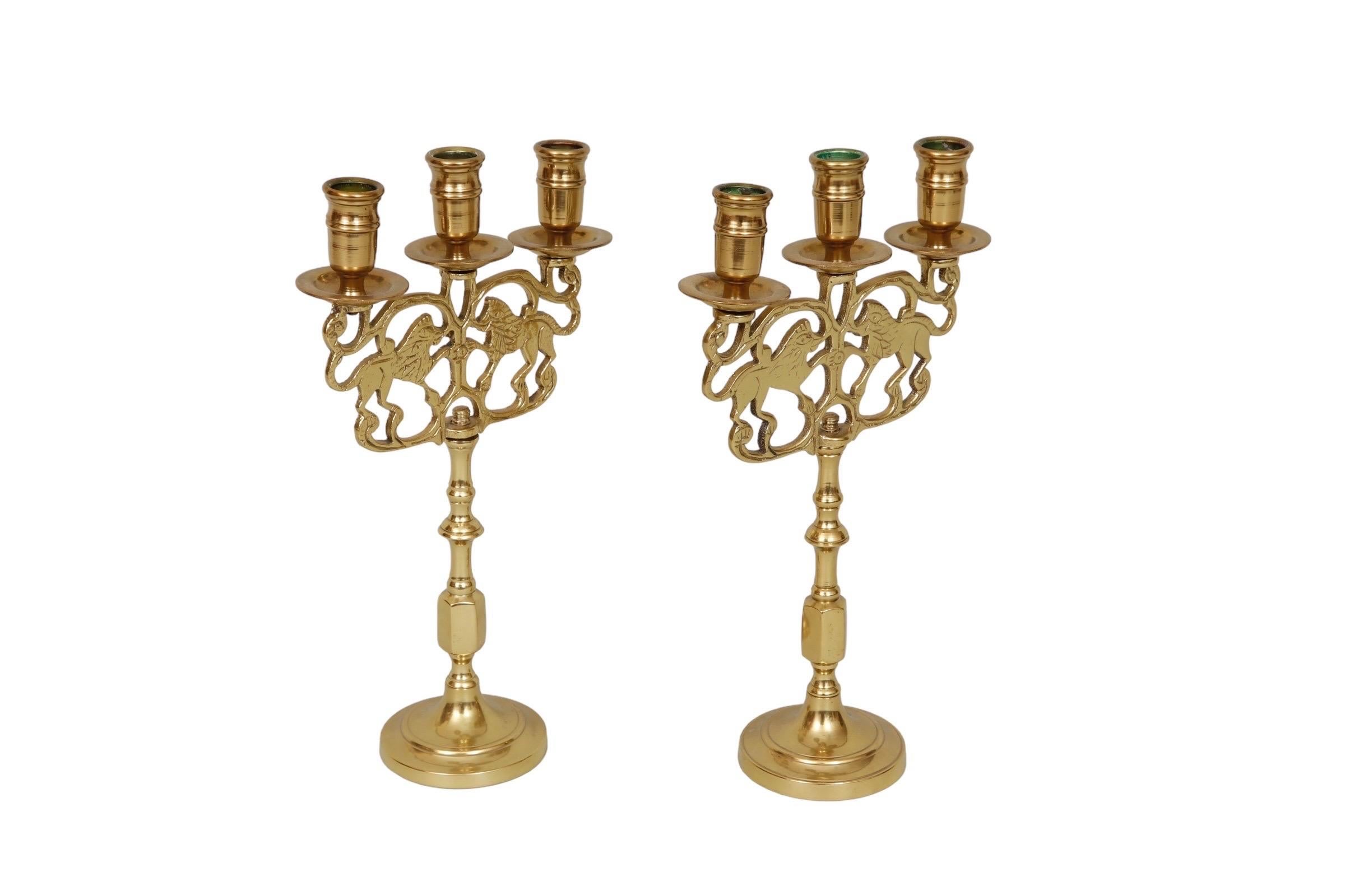 Coppia di candelabri Shabbat 