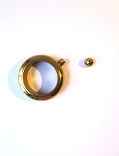 Brass Liquor Spirit Flask Bangle Bracelet