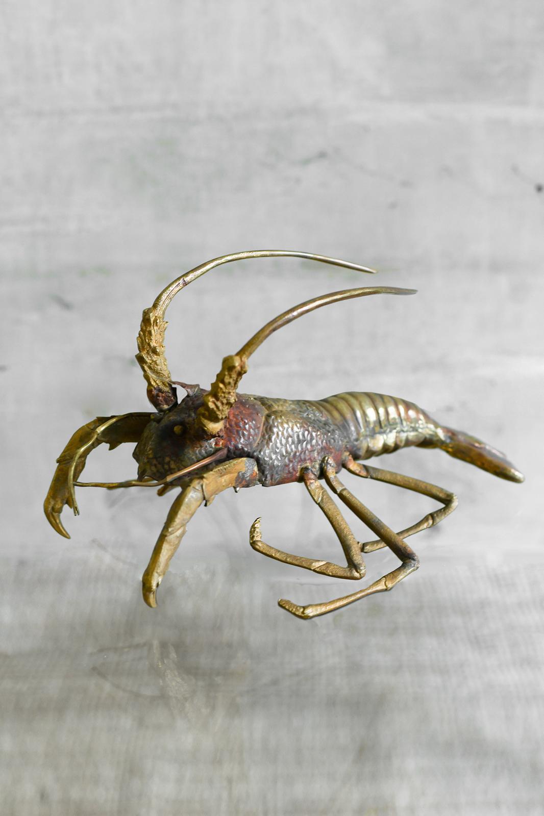 Brass Lobster – Molto Editions, 1970s In New Condition For Sale In Roma, RM