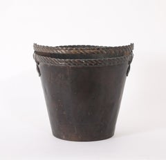 Brass Log Bucket, USA 1960's